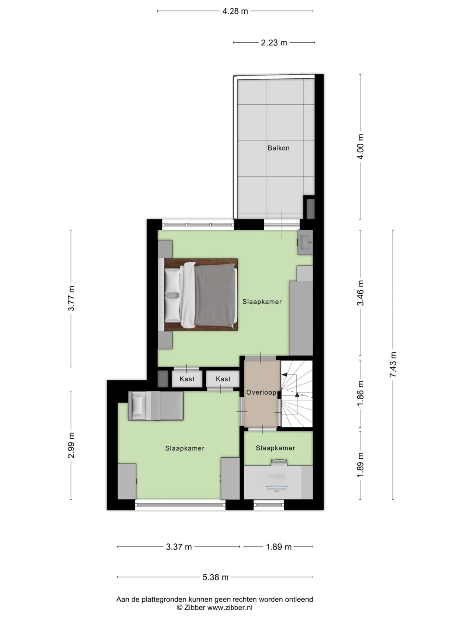 Botstraat 5 plattegrond 2