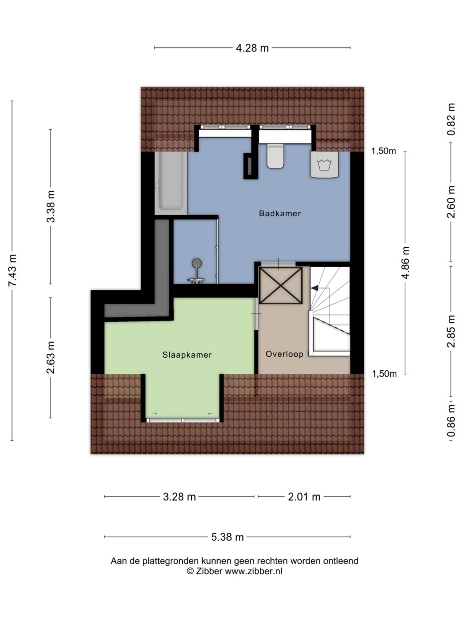 Botstraat 5 plattegrond 3