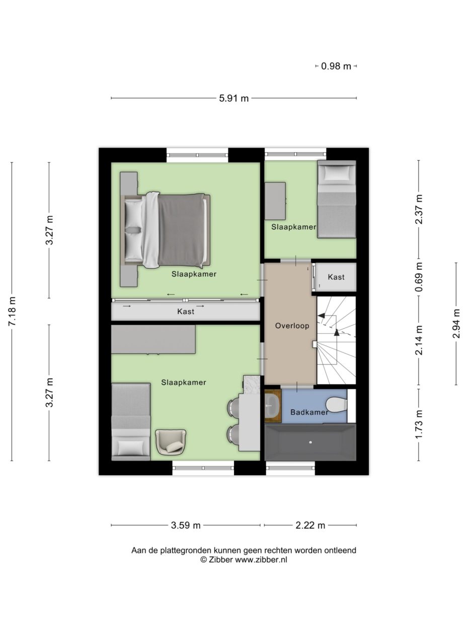Orvallaan 36 plattegrond 3
