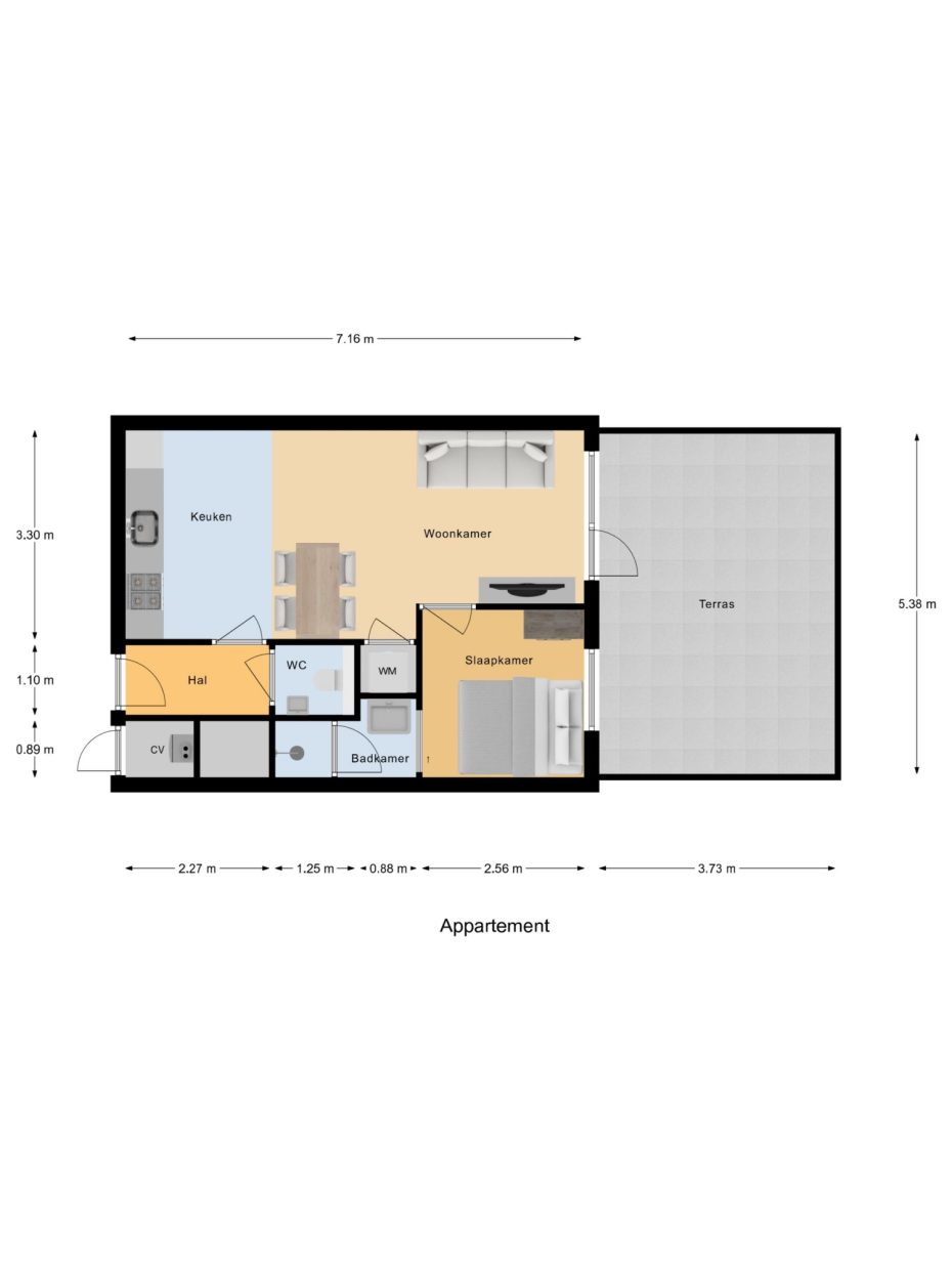 Dr Cuyperslaan 4022 plattegrond