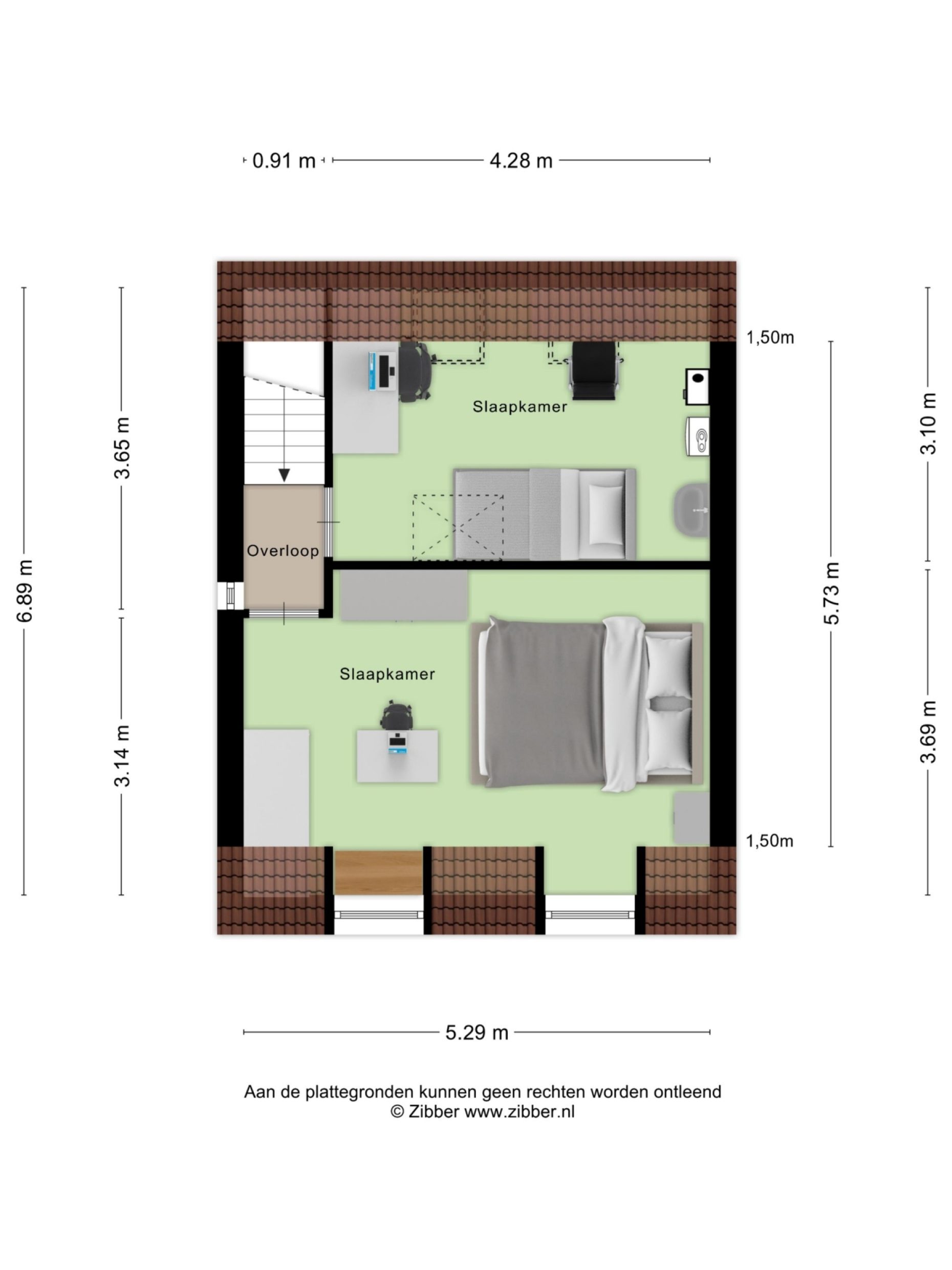 Molièrelaan 22 plattegrond 3