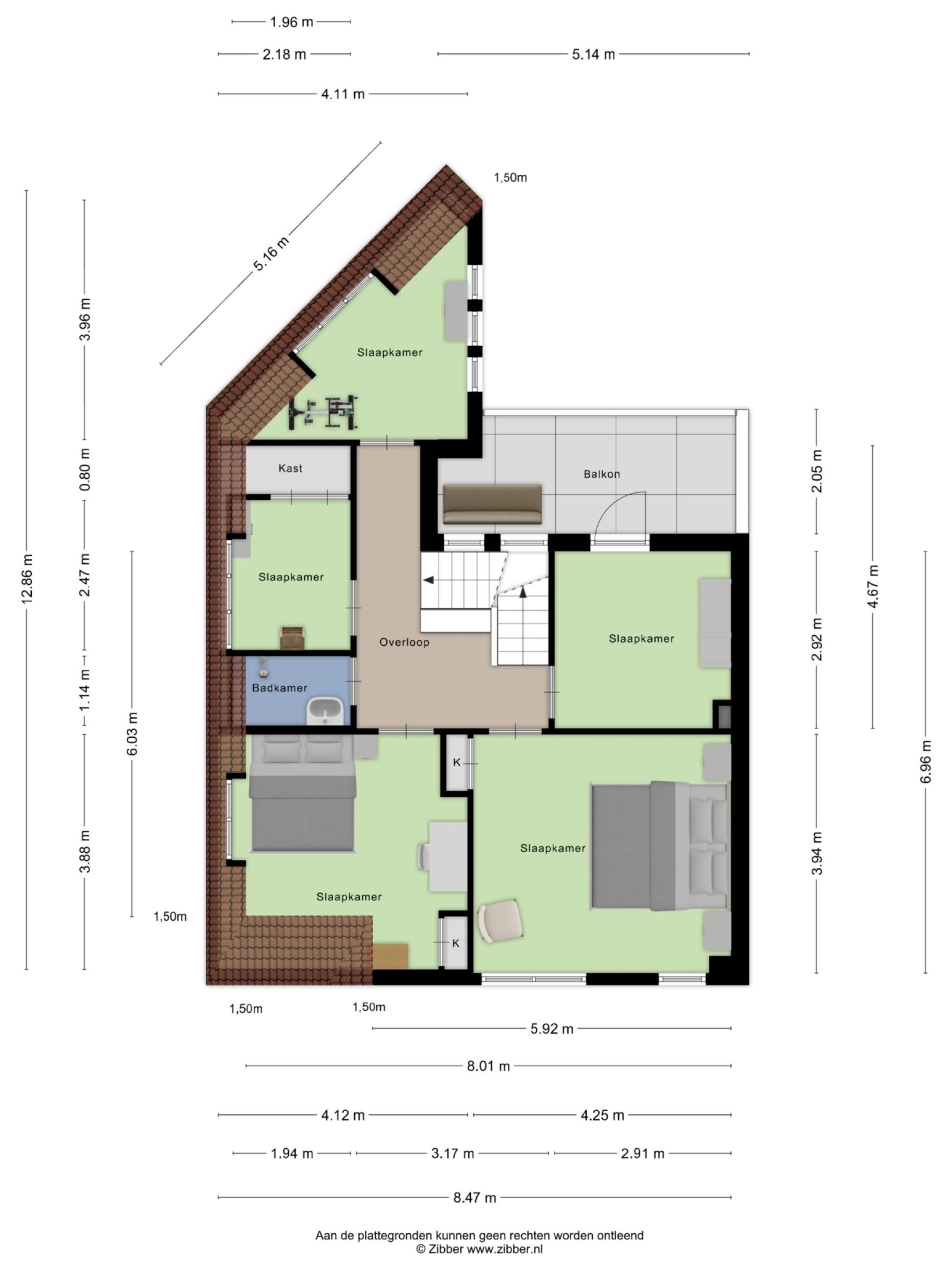 Hindestraat 2 plattegrond 2