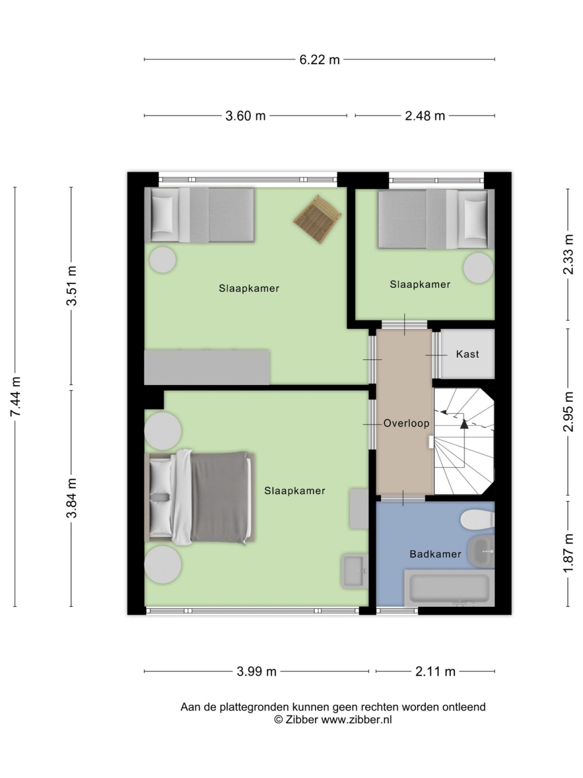 Hulstbosakker 13 plattegrond 2