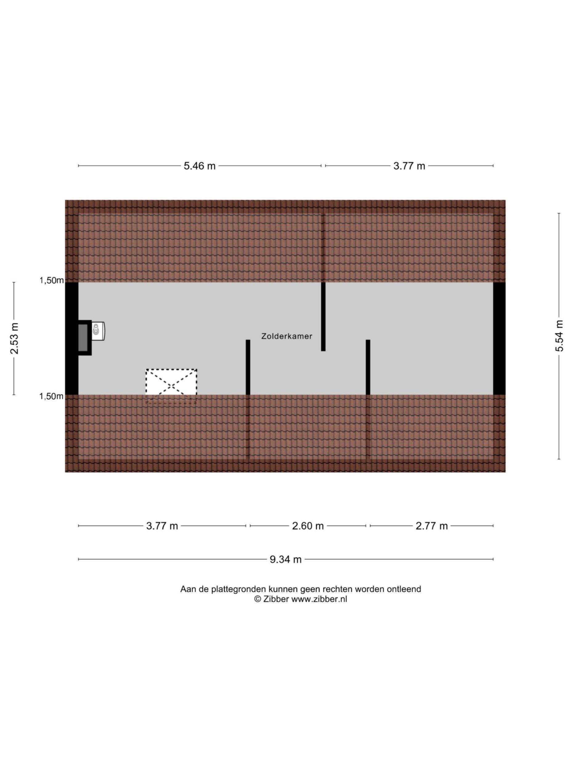 Donkstraat 13 plattegrond 3