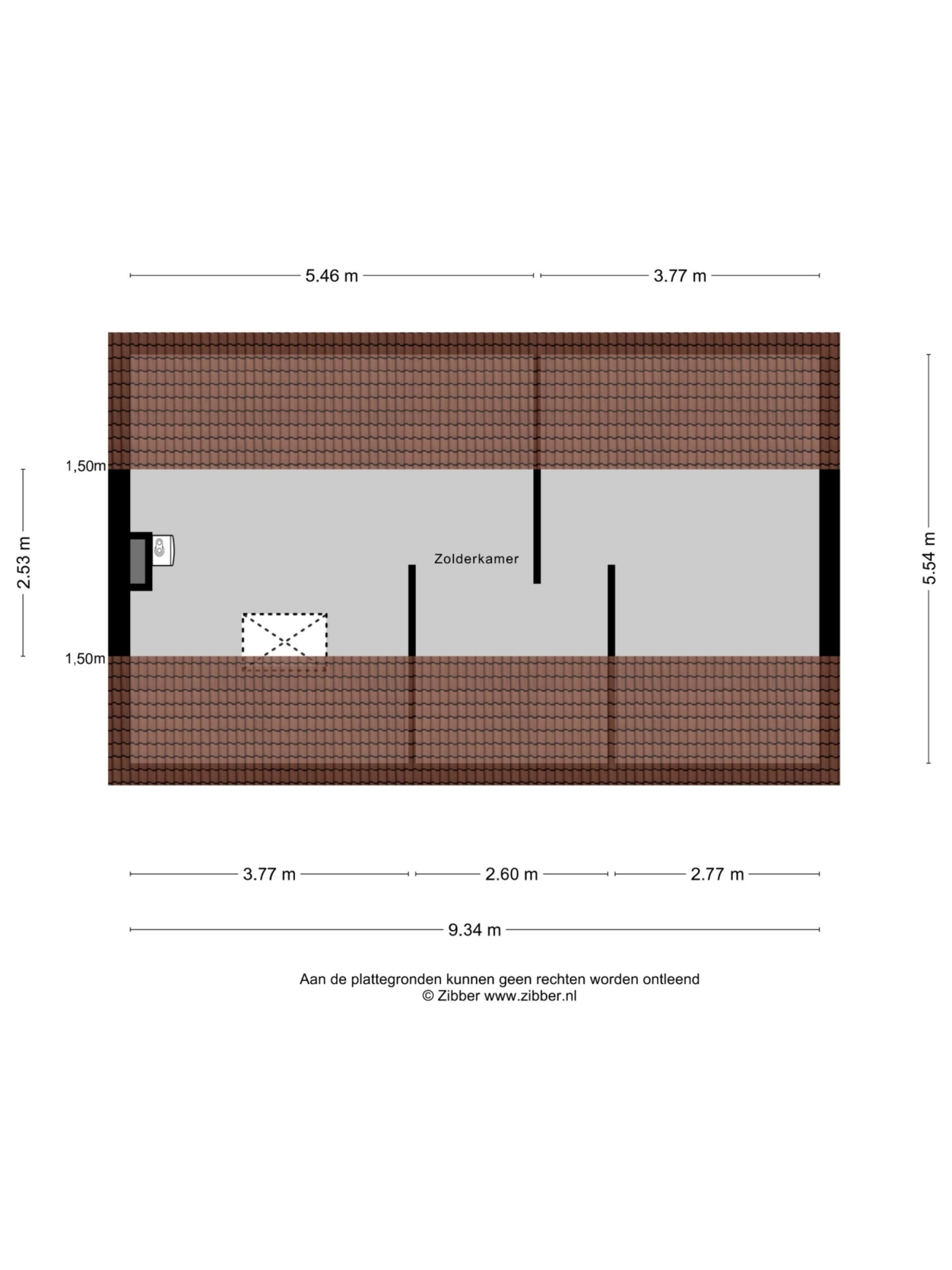 Donkstraat 13 plattegrond 3