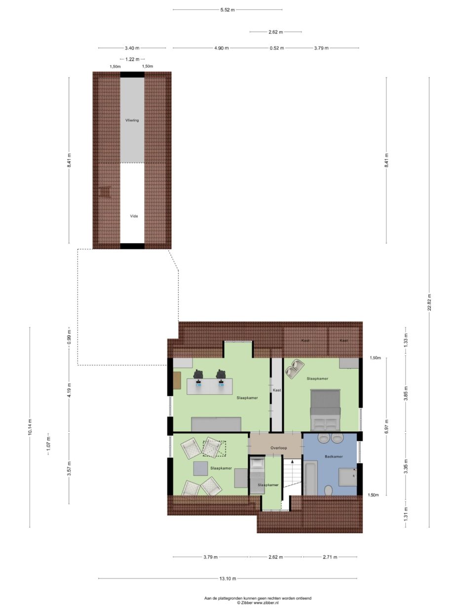 Donkstraat 13 plattegrond 2