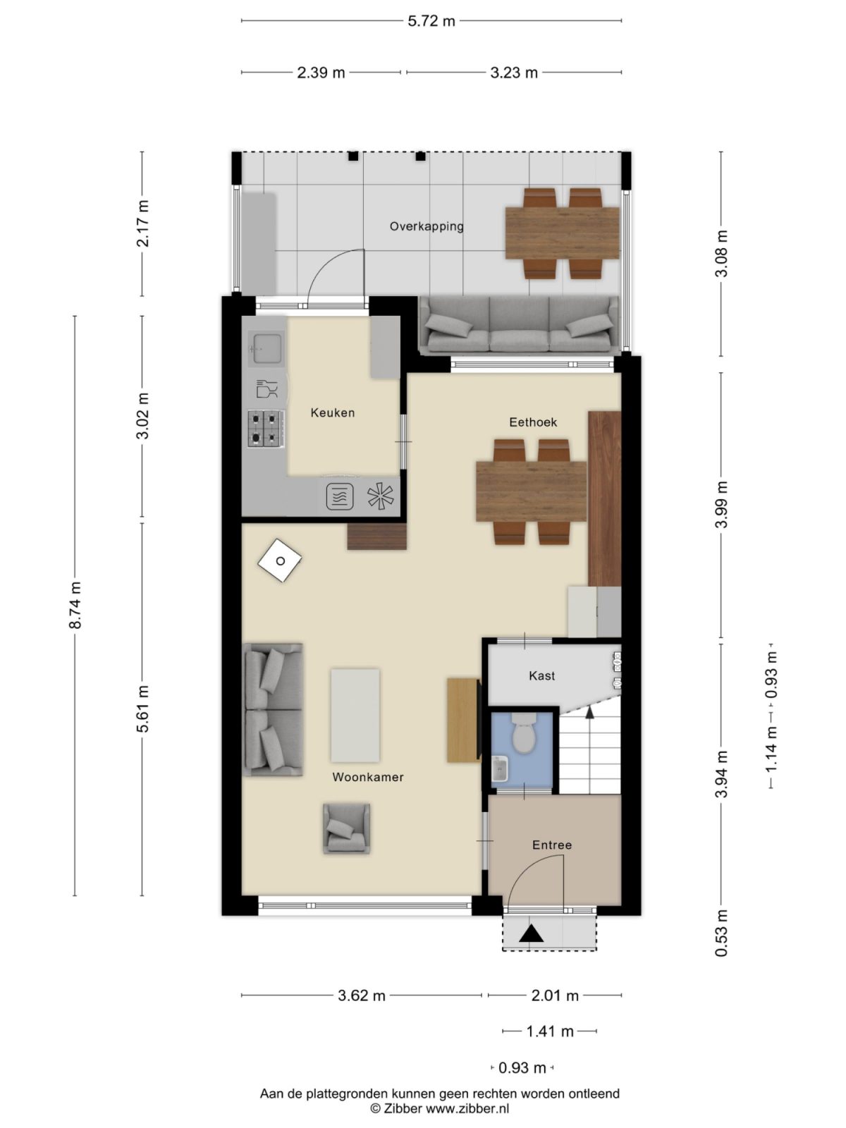 Voornestraat 49 plattegrond