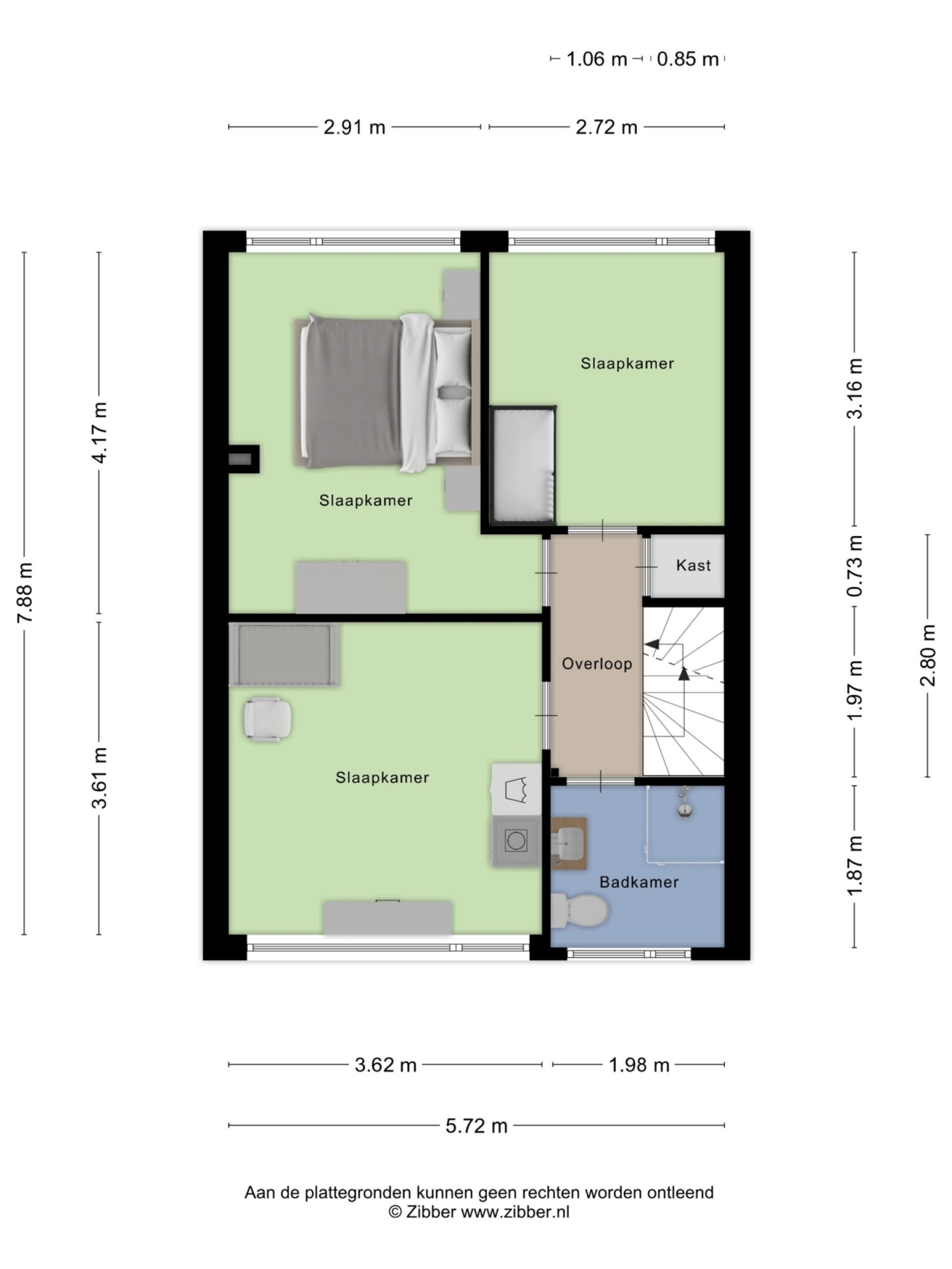 Voornestraat 49 plattegrond 3