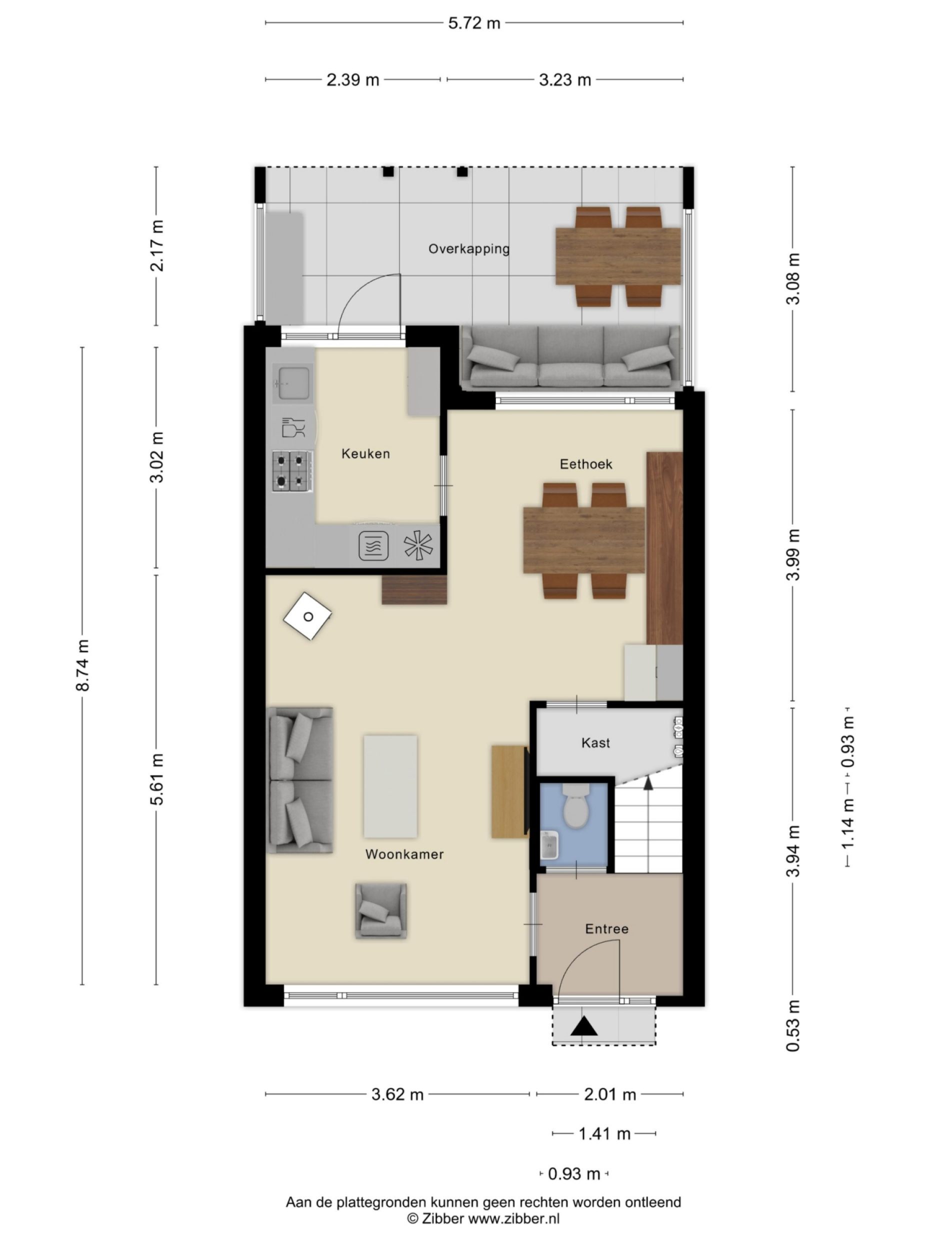 Voornestraat 49 plattegrond