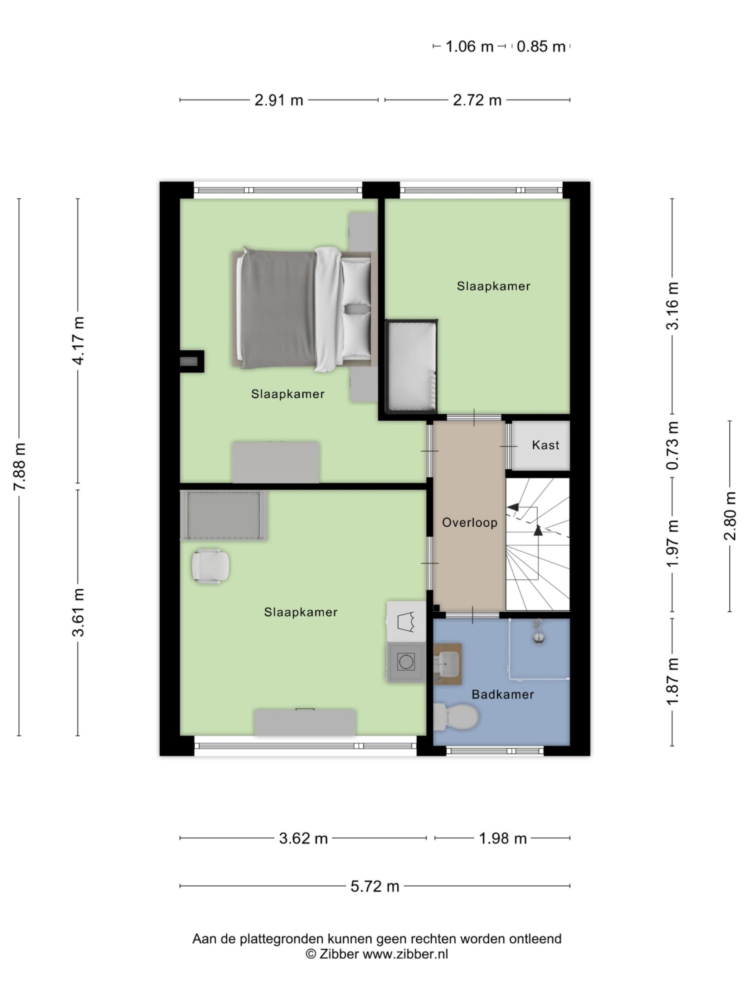 Voornestraat 49 plattegrond 3