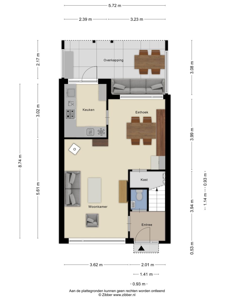 Voornestraat 49 plattegrond