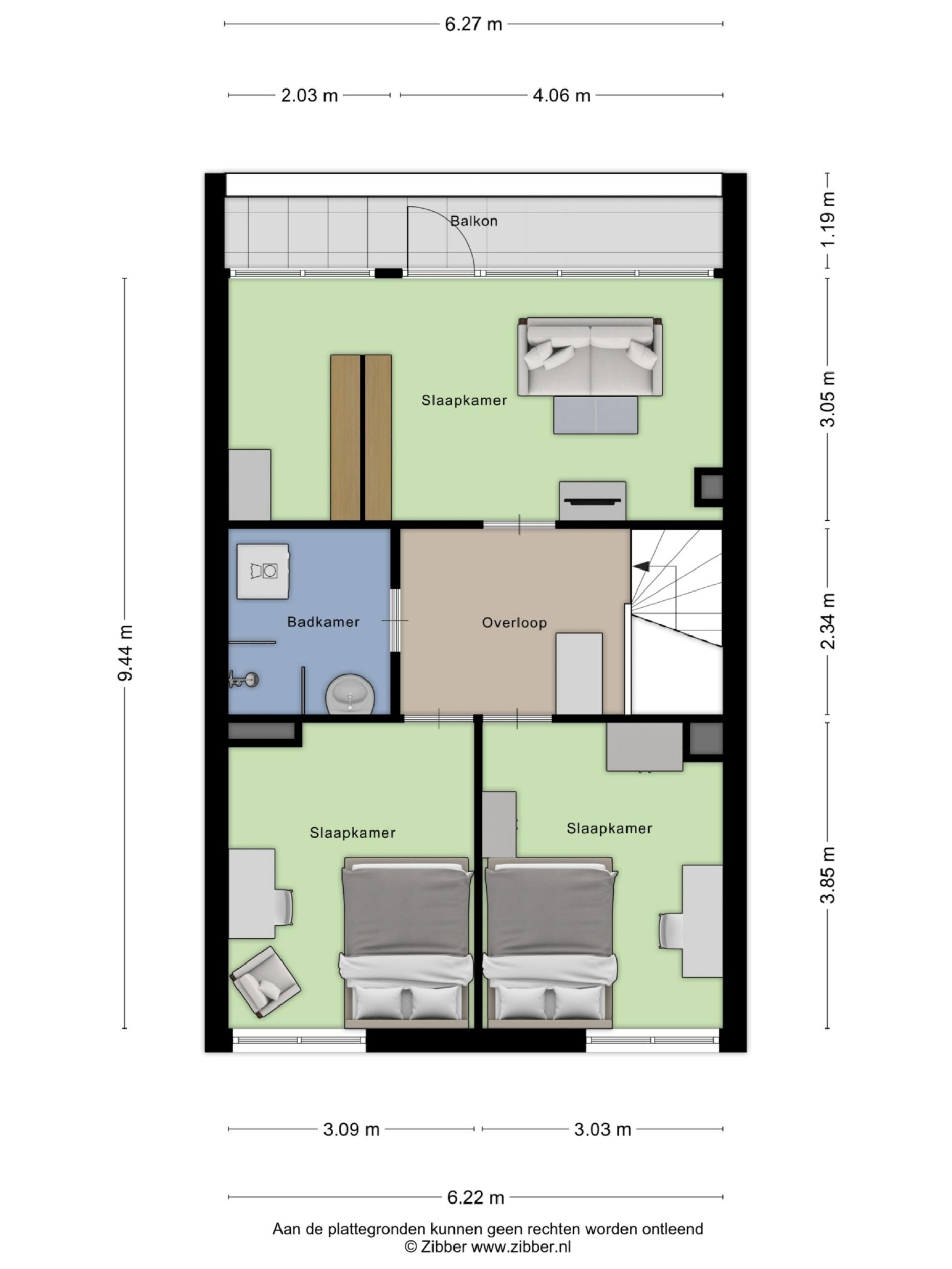 Eschweilerhof 51 plattegrond 4