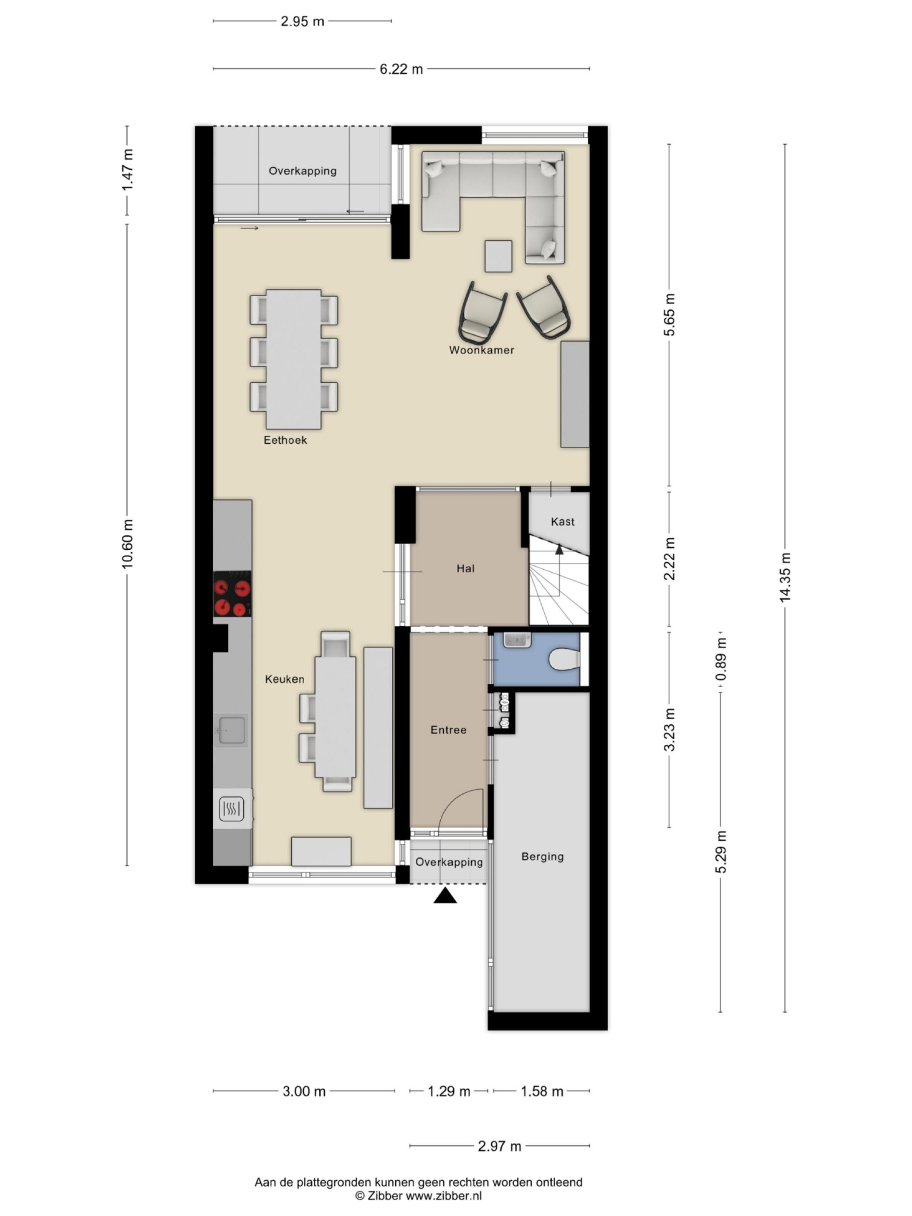 Eschweilerhof 51 plattegrond