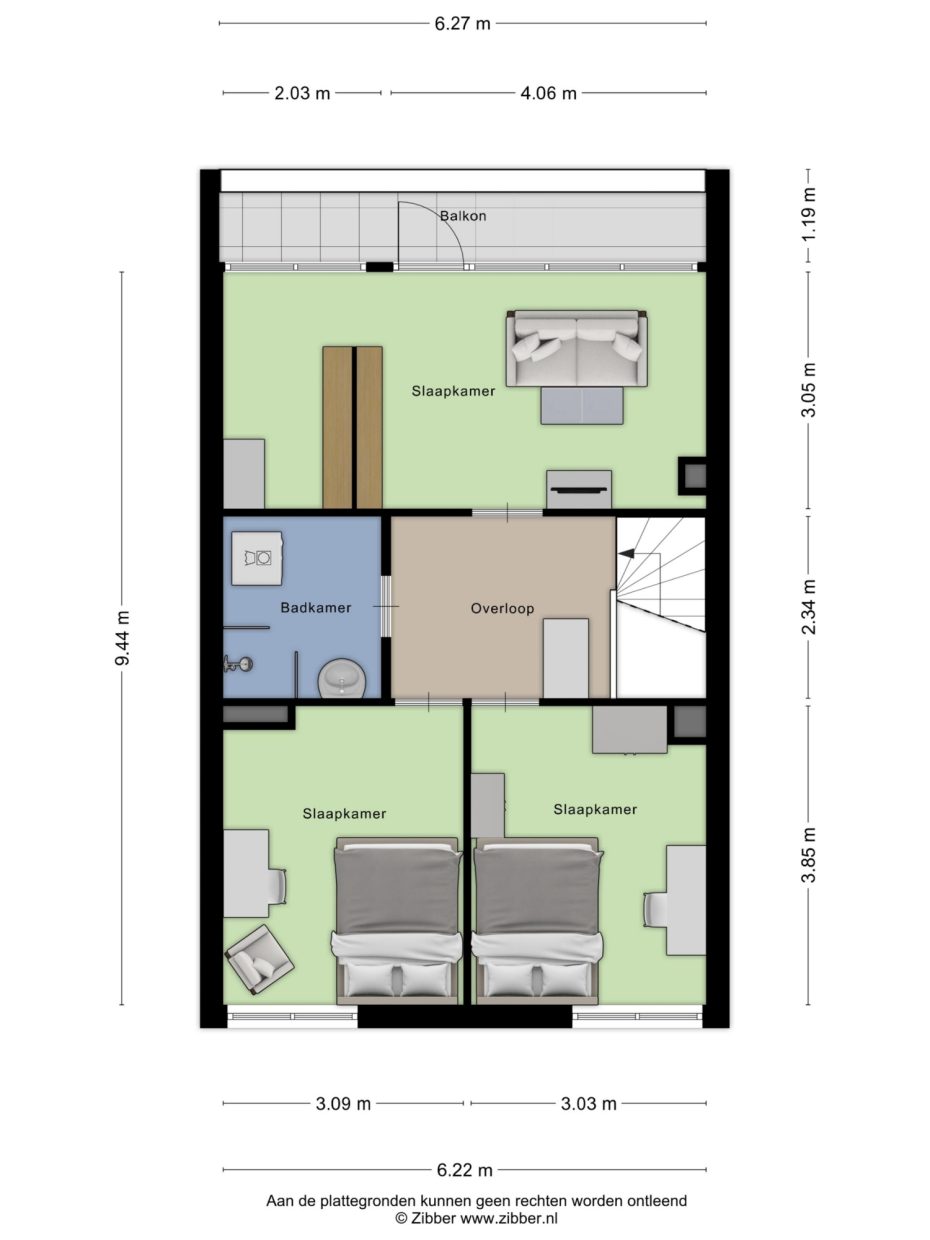 Eschweilerhof 51 plattegrond 4