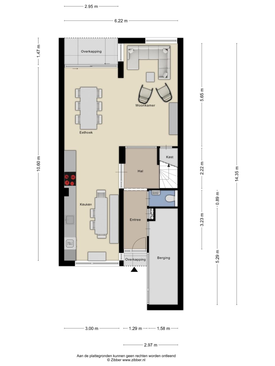 Eschweilerhof 51 plattegrond