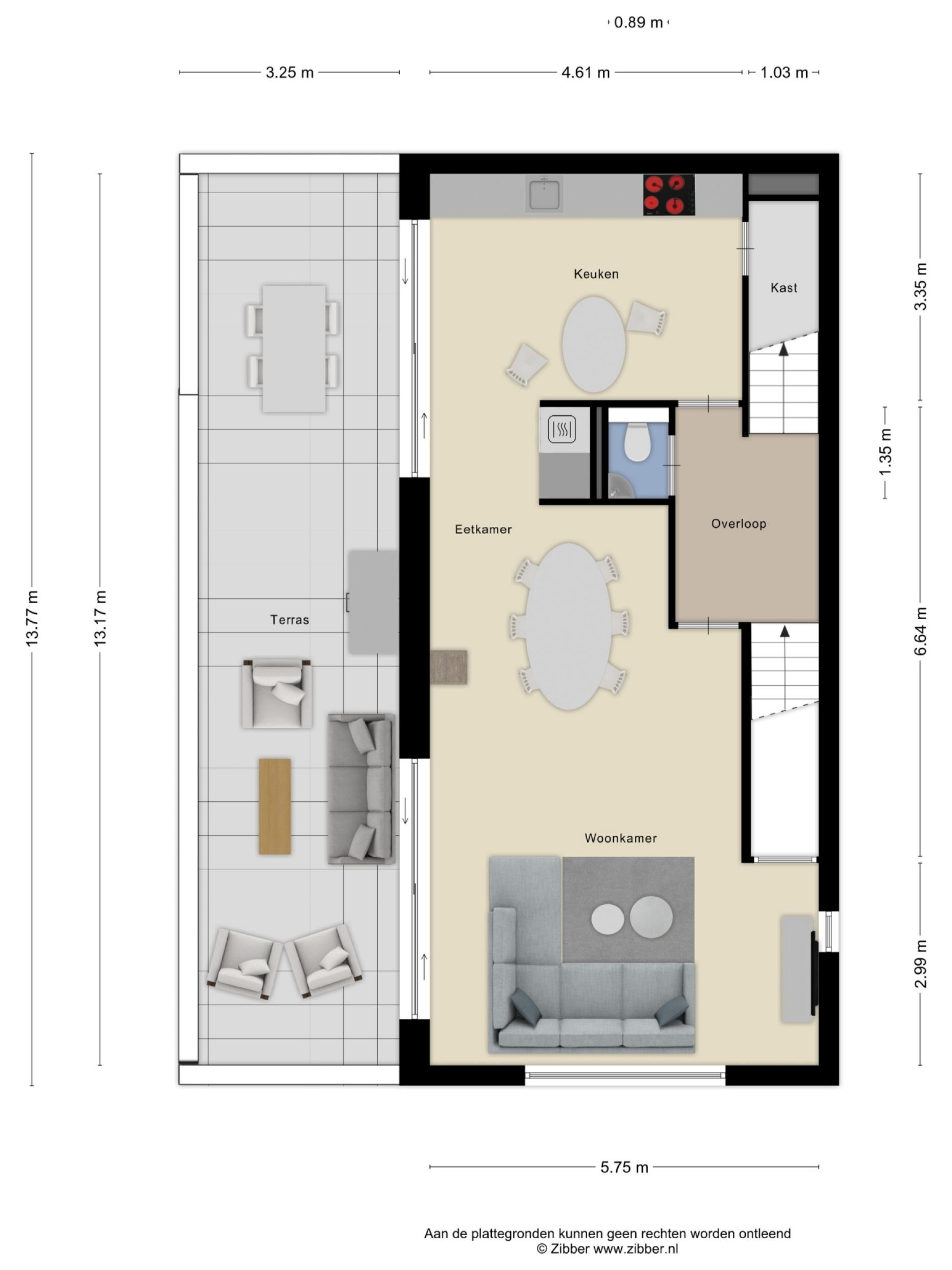 Jan Romeinstraat 40 plattegrond 2