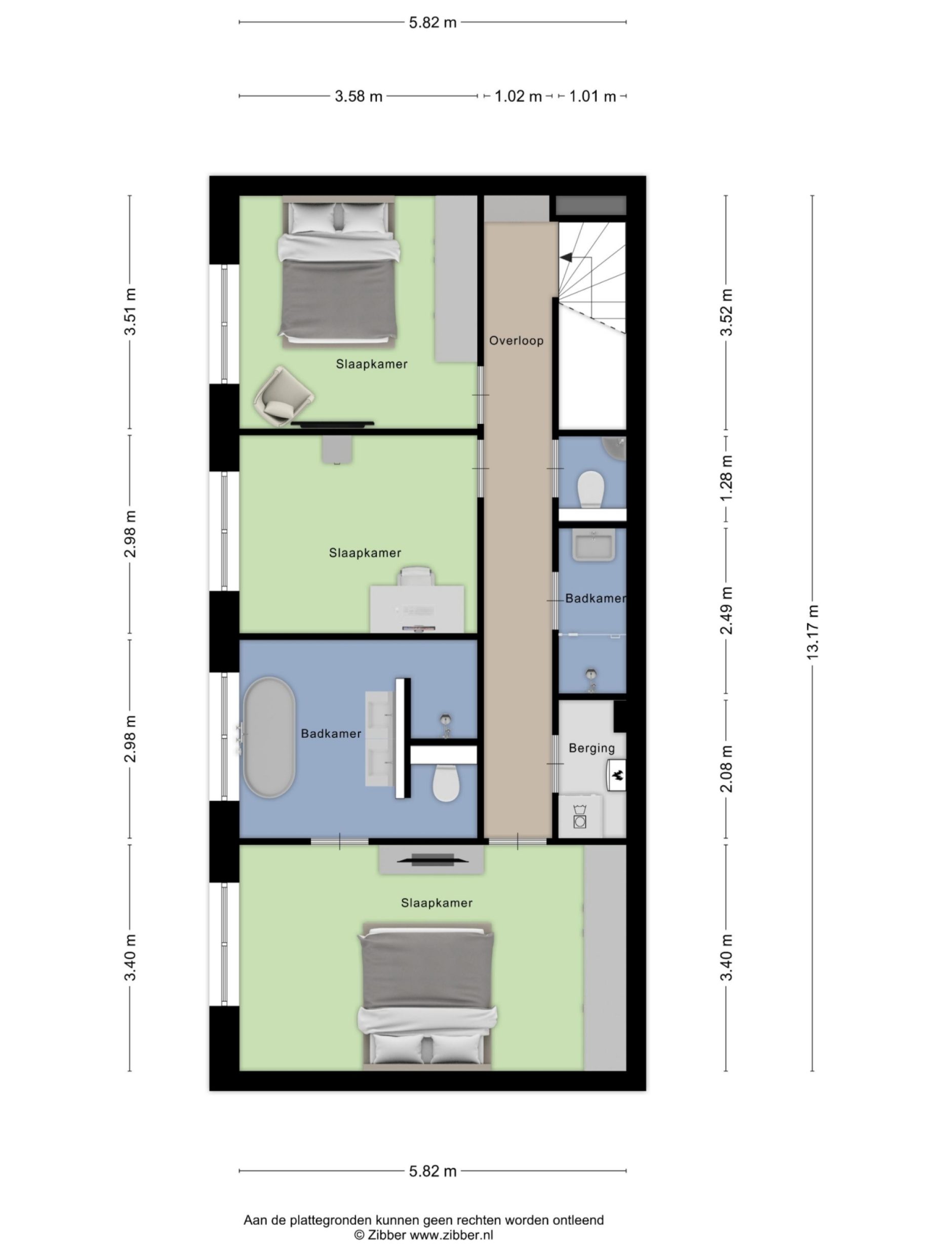 Jan Romeinstraat 40 plattegrond 3