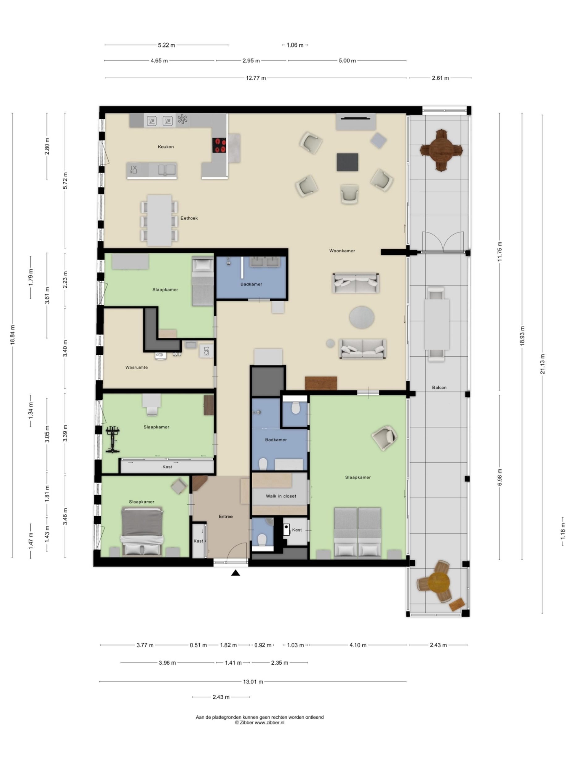 Abdijtuinen 160 plattegrond 3