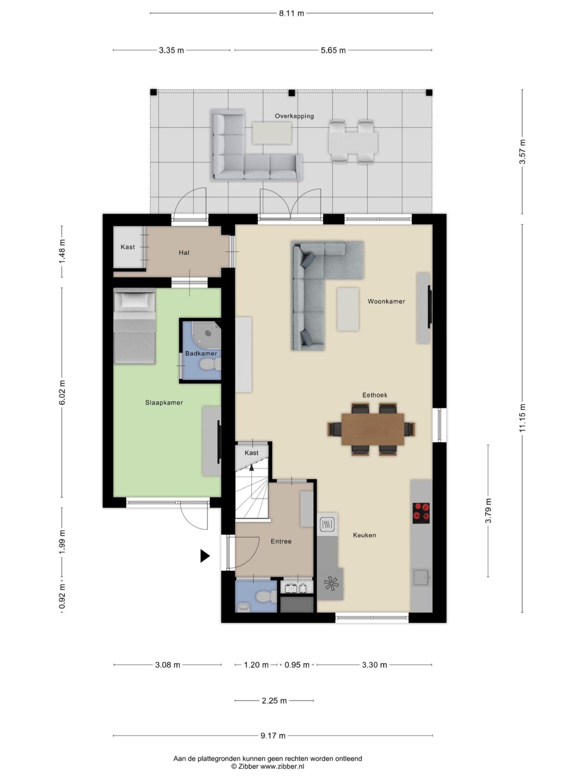 Kollershoeve 15 plattegrond