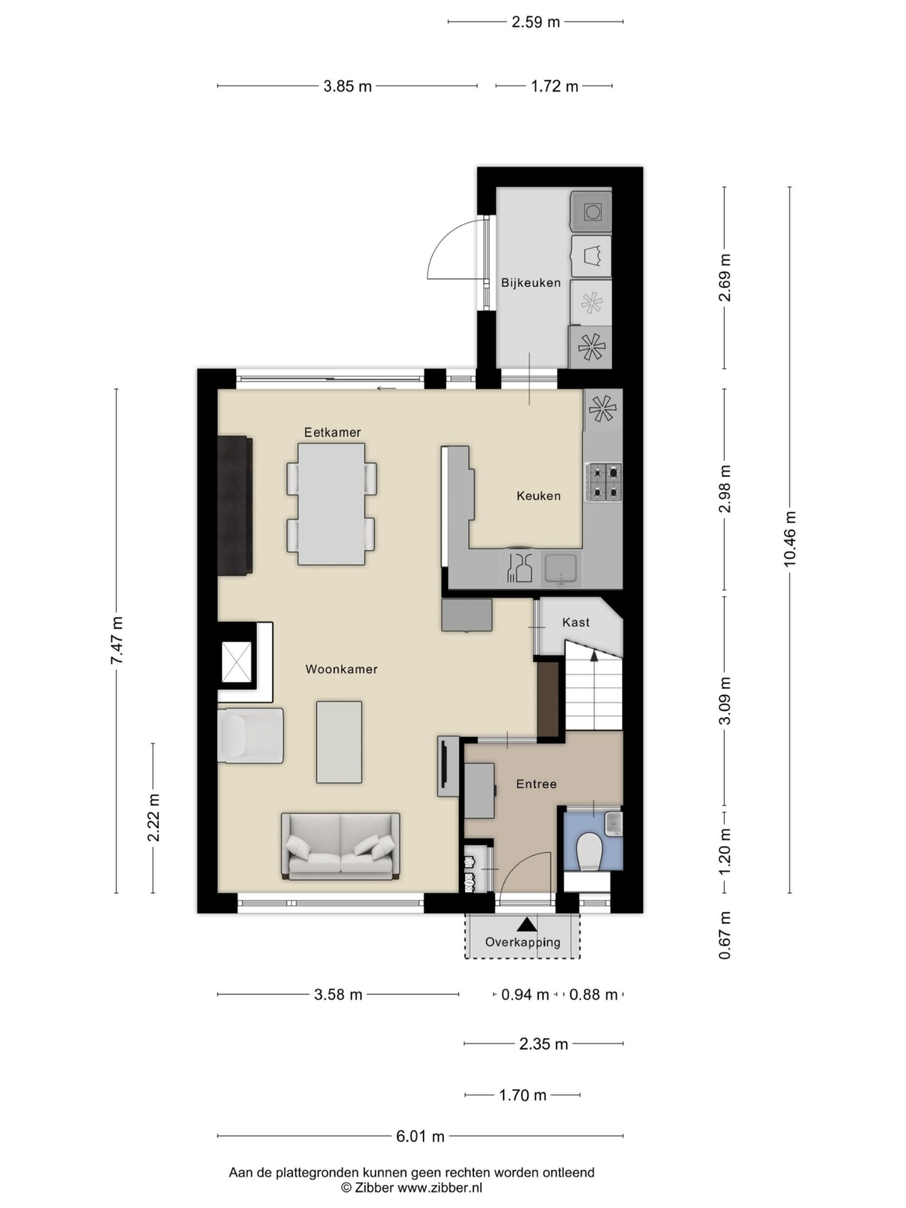 Baarle Hertoglaan 65 plattegrond
