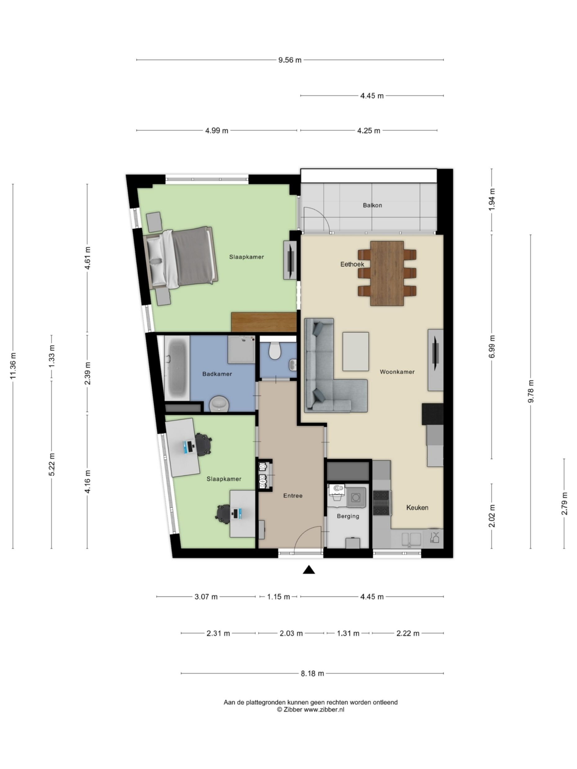 Vlasven 105 plattegrond