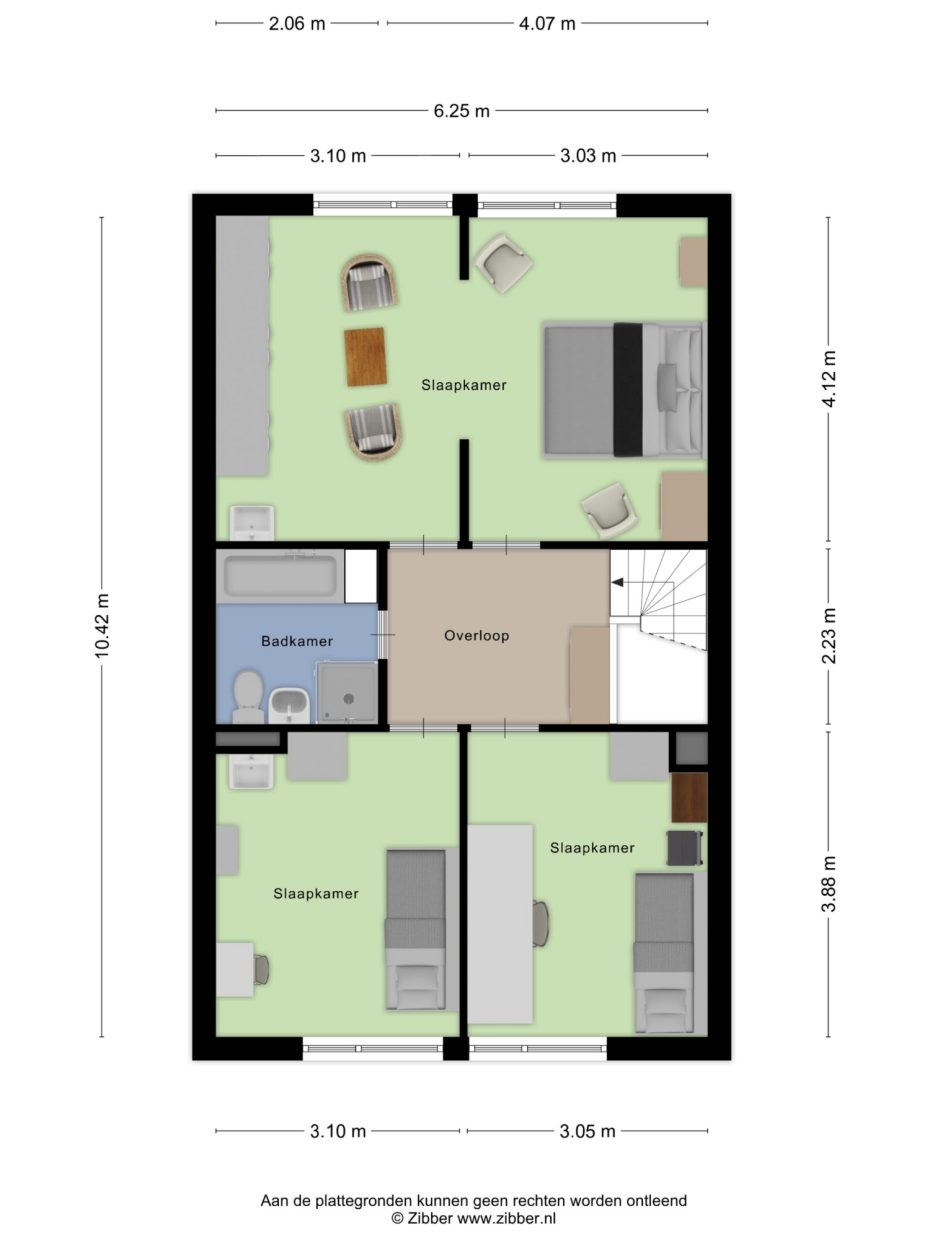 Lenningenhof 1 plattegrond 3