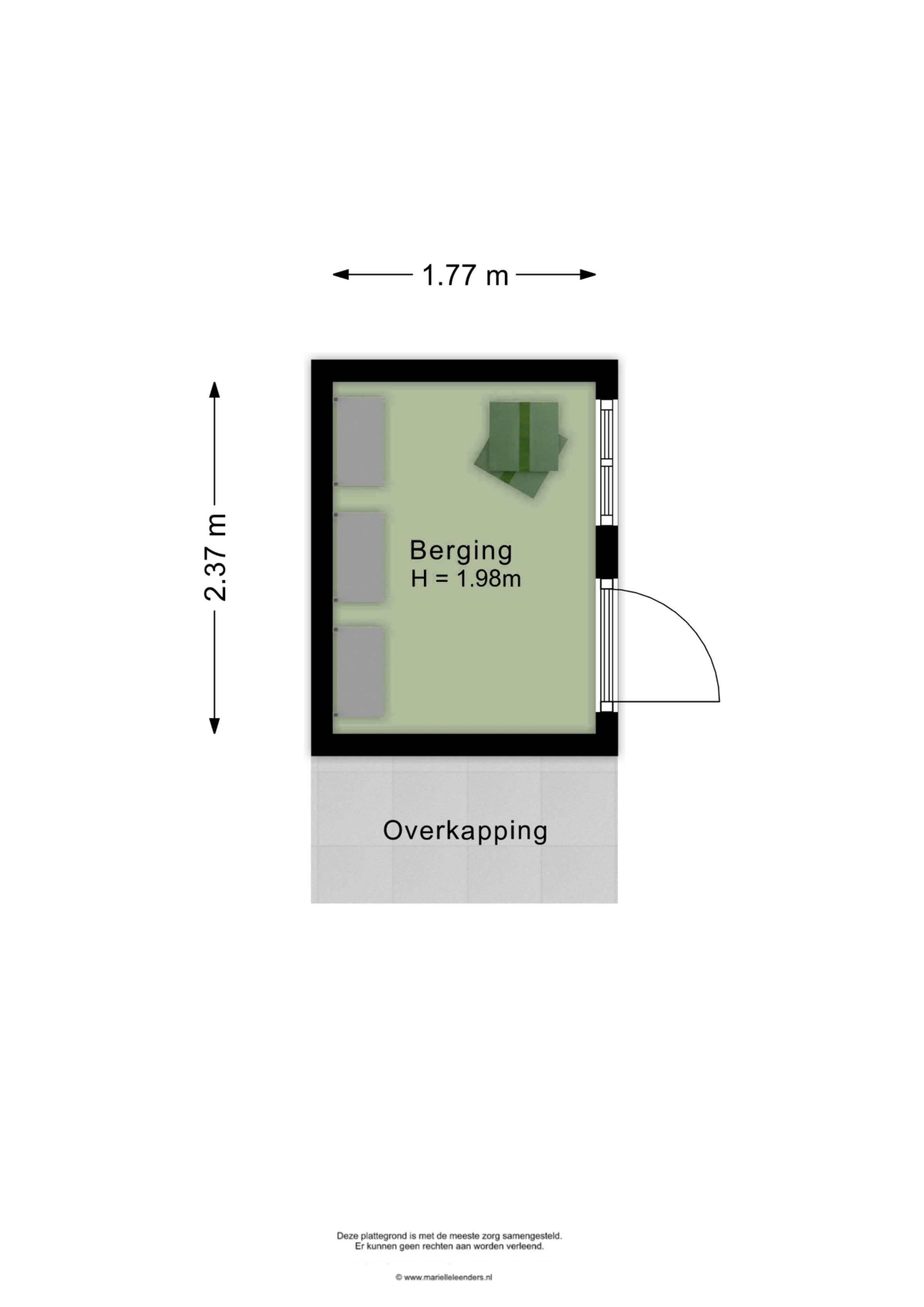 Paasberglaan 26 plattegrond 3