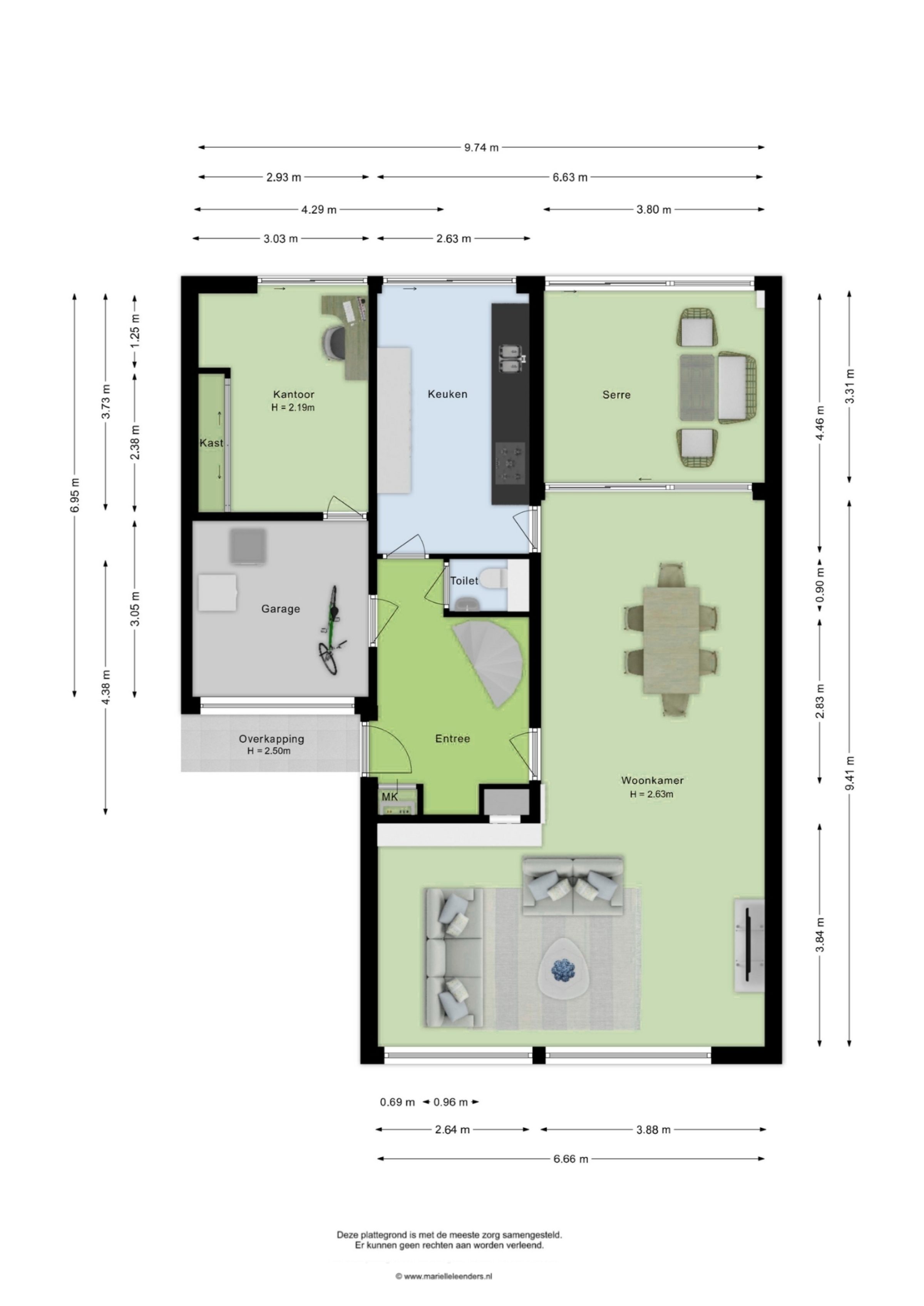 Paasberglaan 26 plattegrond