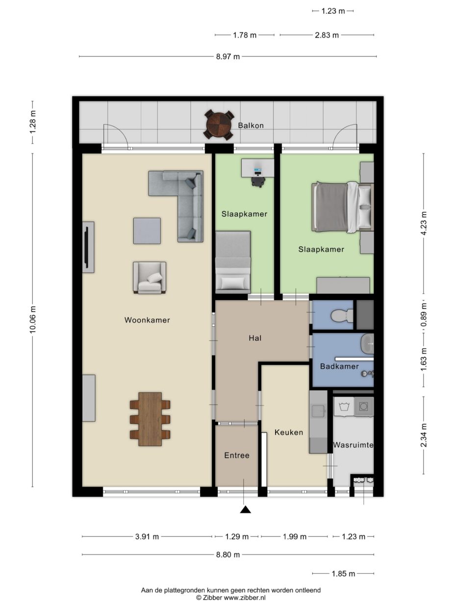 De Koppele 245 plattegrond