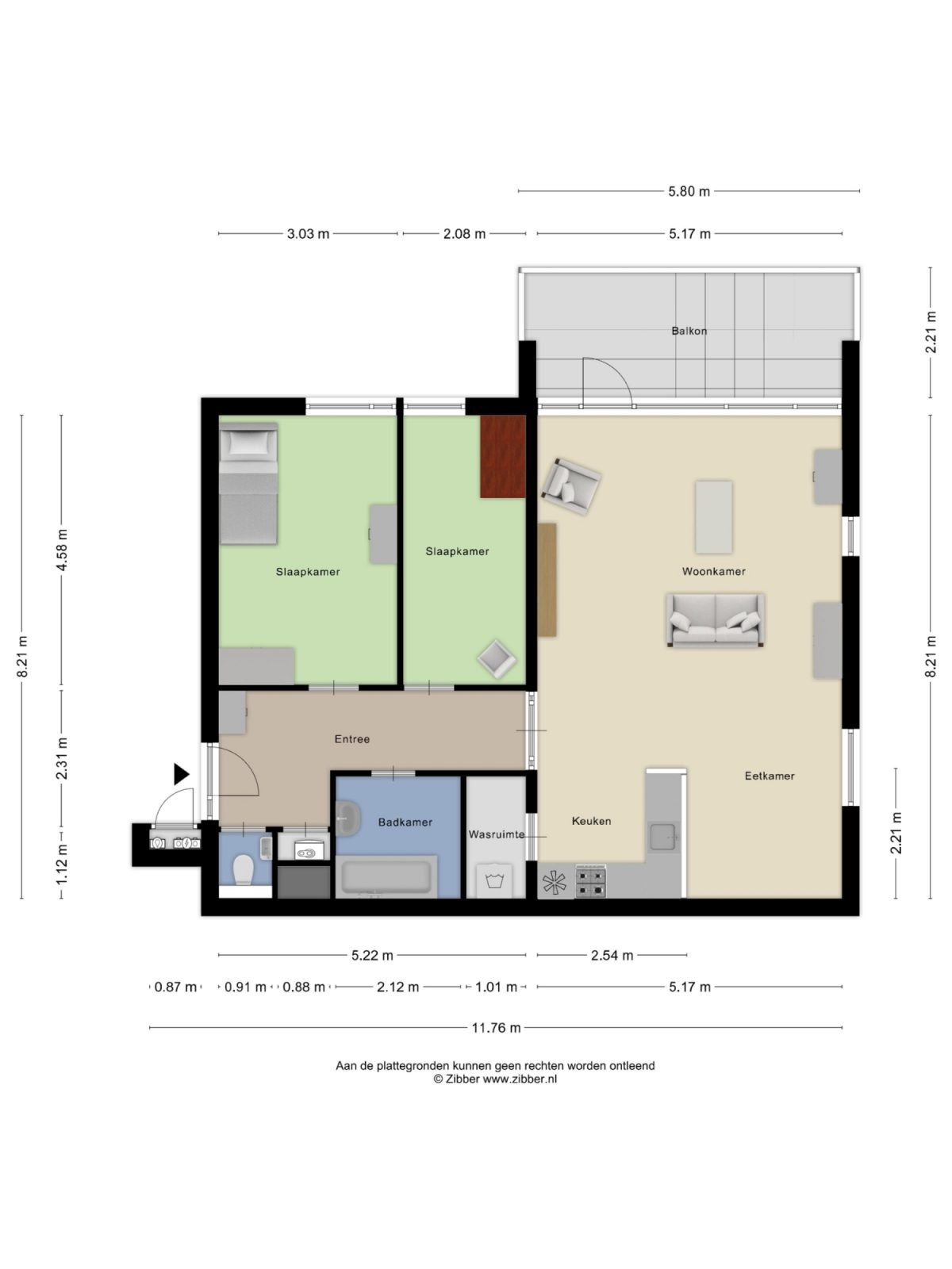 Borchmolen 30 plattegrond