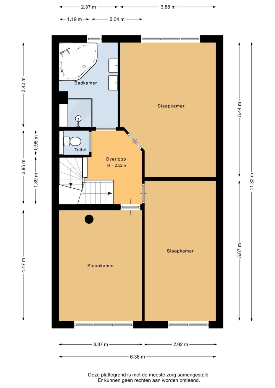 Tweerijten 25 plattegrond 3
