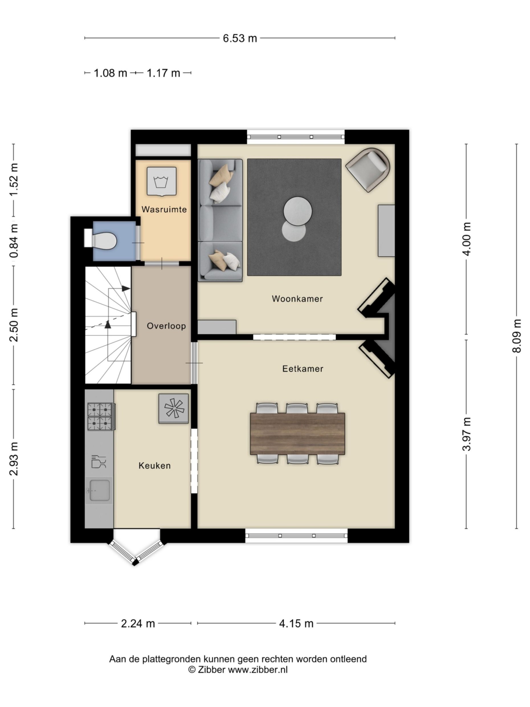 St Rochusstraat 14 plattegrond 3