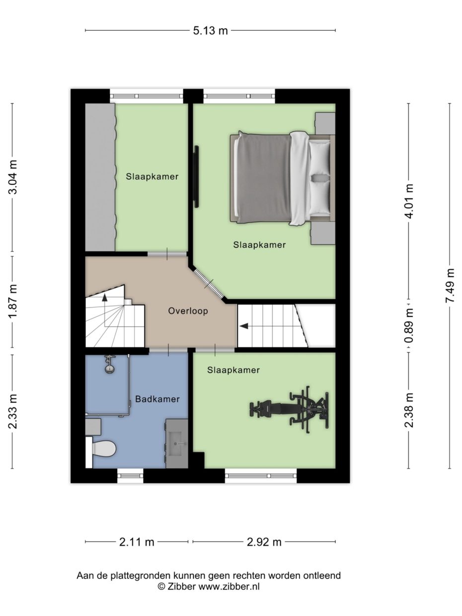 Sartènelaan 4 plattegrond 3