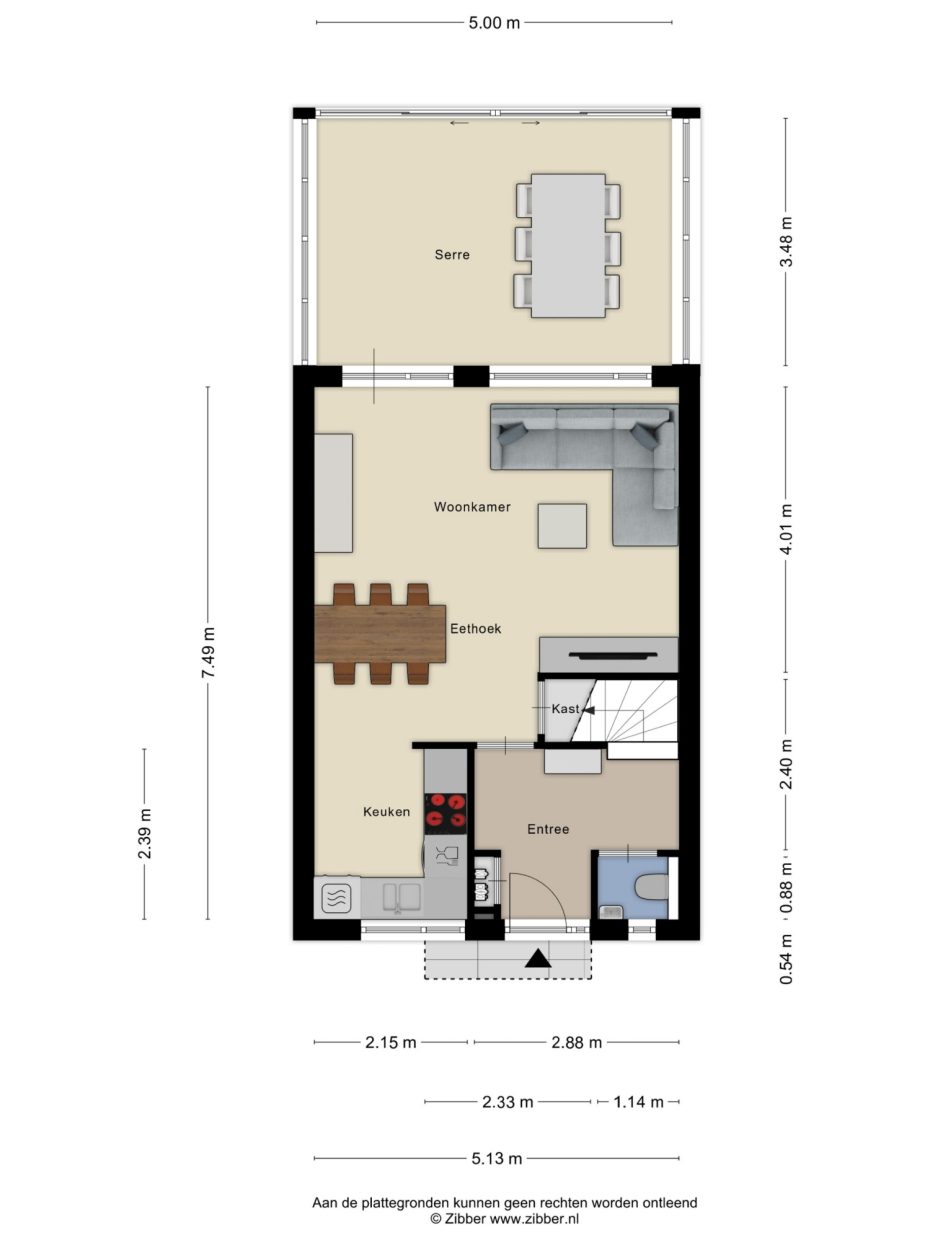 Sartènelaan 4 plattegrond