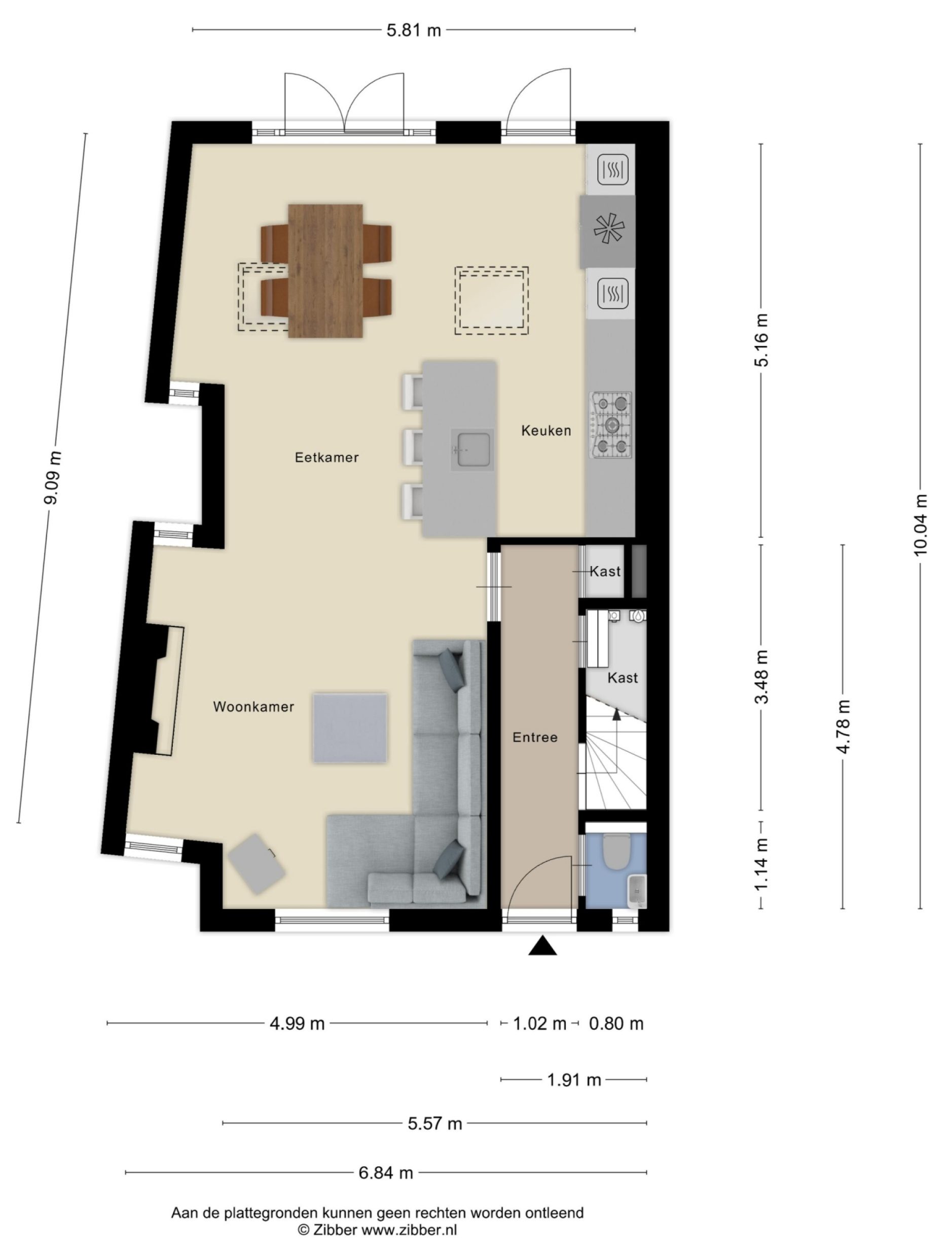 Dommelhoefstraat 44 plattegrond