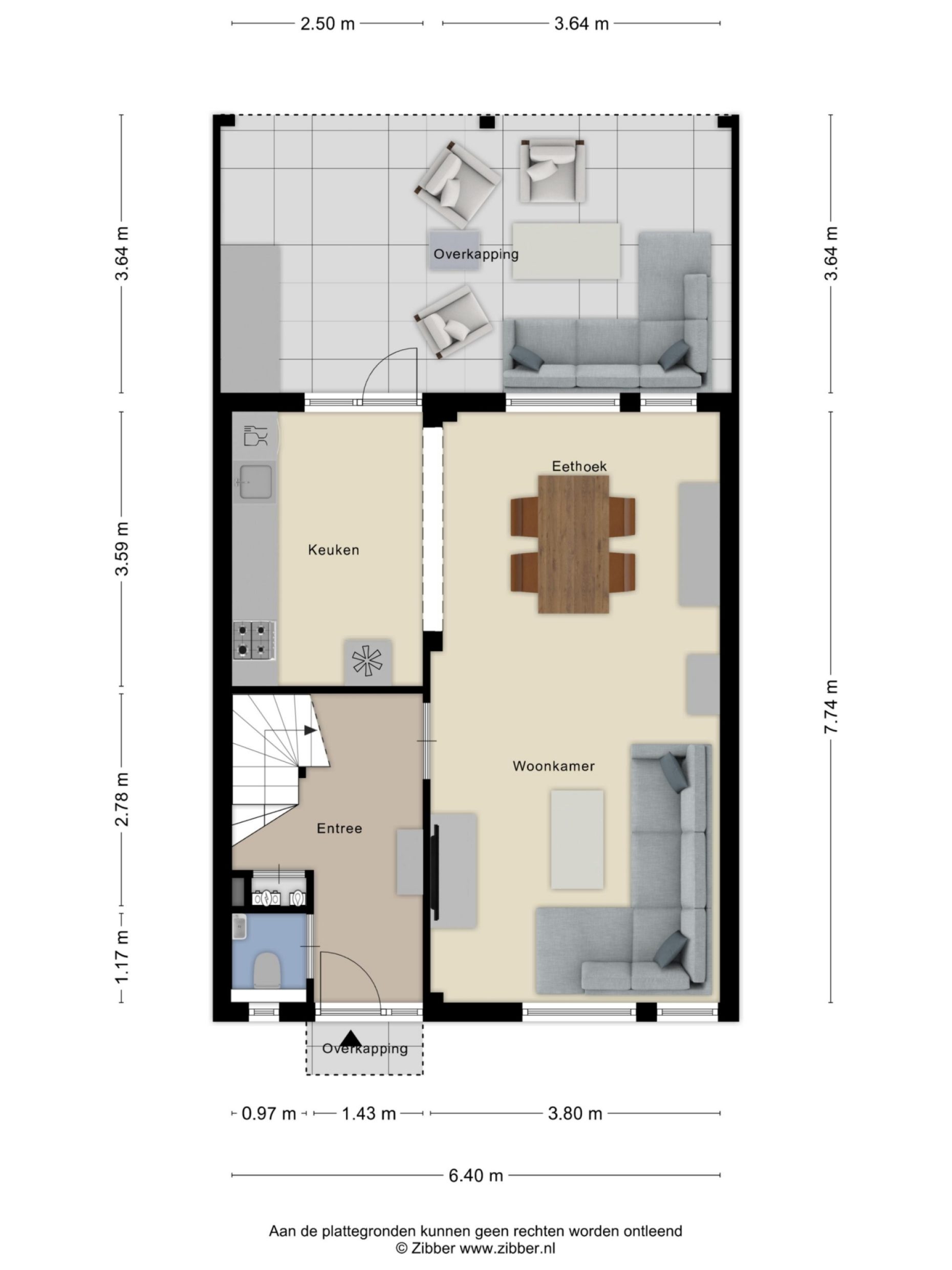 Lyonhof 43 plattegrond