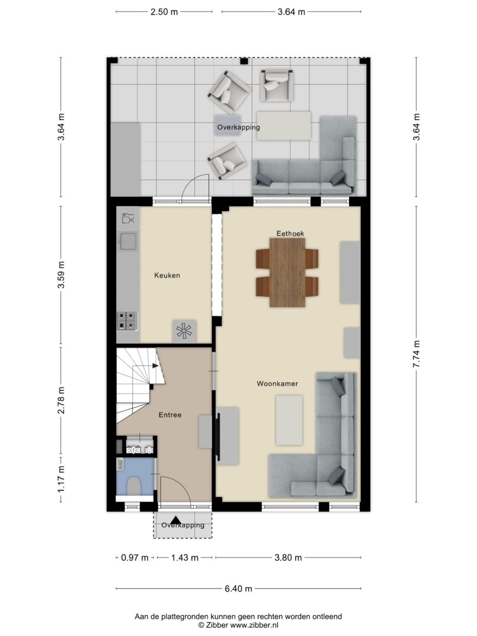 Lyonhof 43 plattegrond