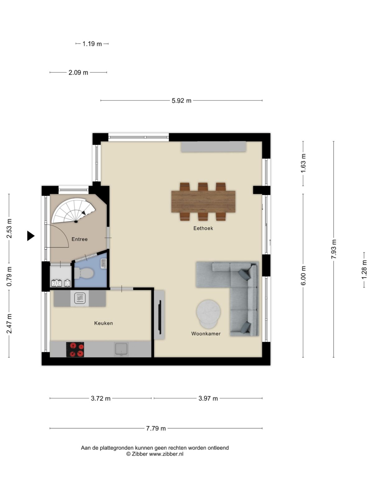 Klein Duimpje 7 plattegrond