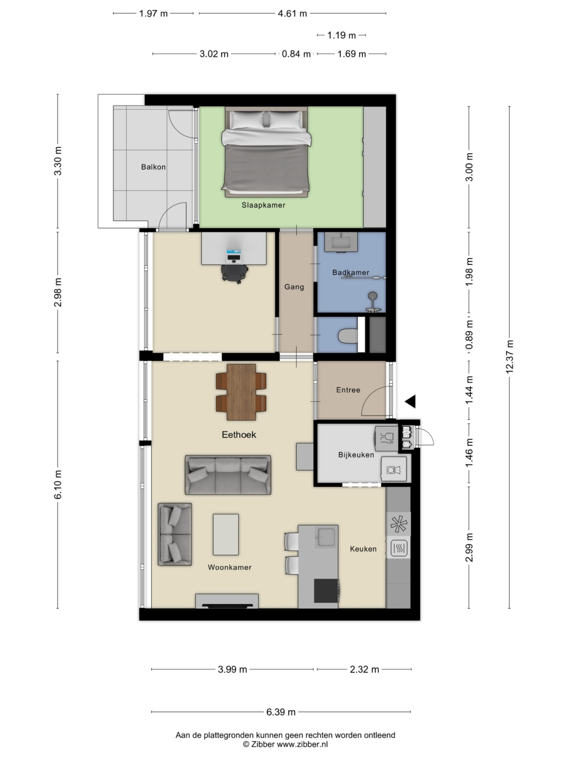 Korfakker 70 plattegrond