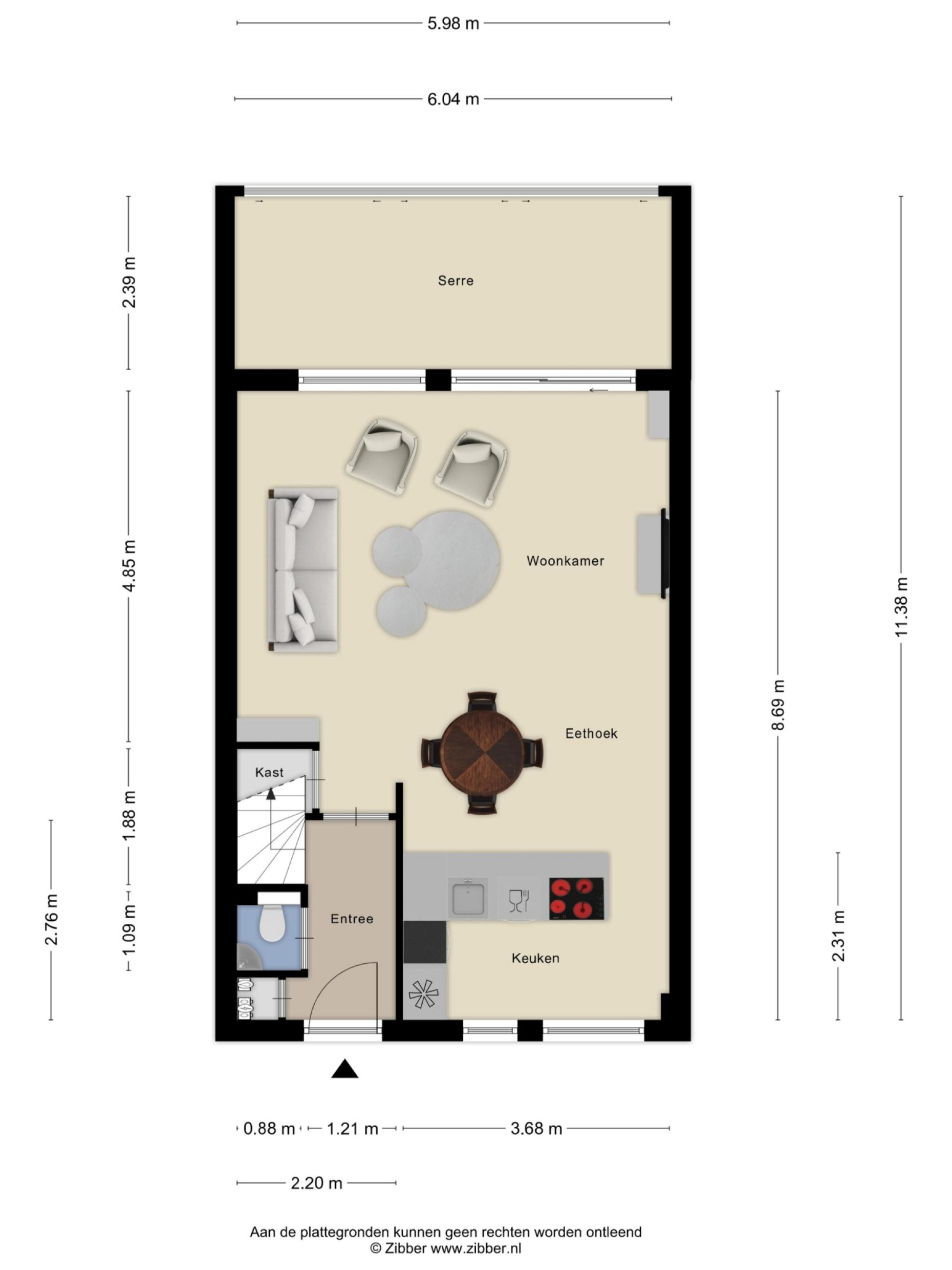 Fransebaan 78 plattegrond