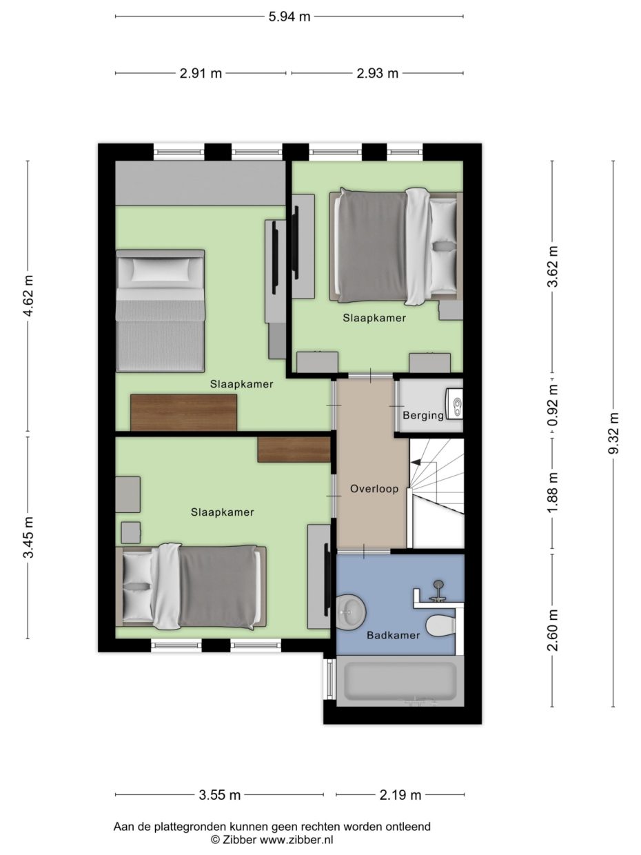 Tarantostraat 23 plattegrond 3