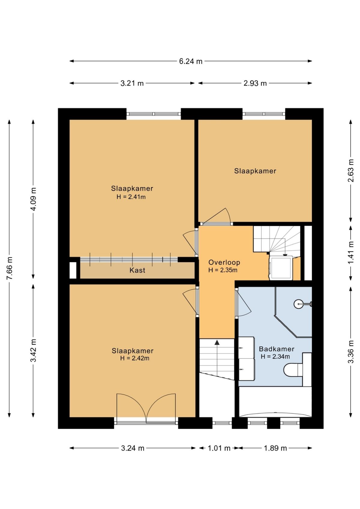 Kortonjolaan 24 plattegrond 2