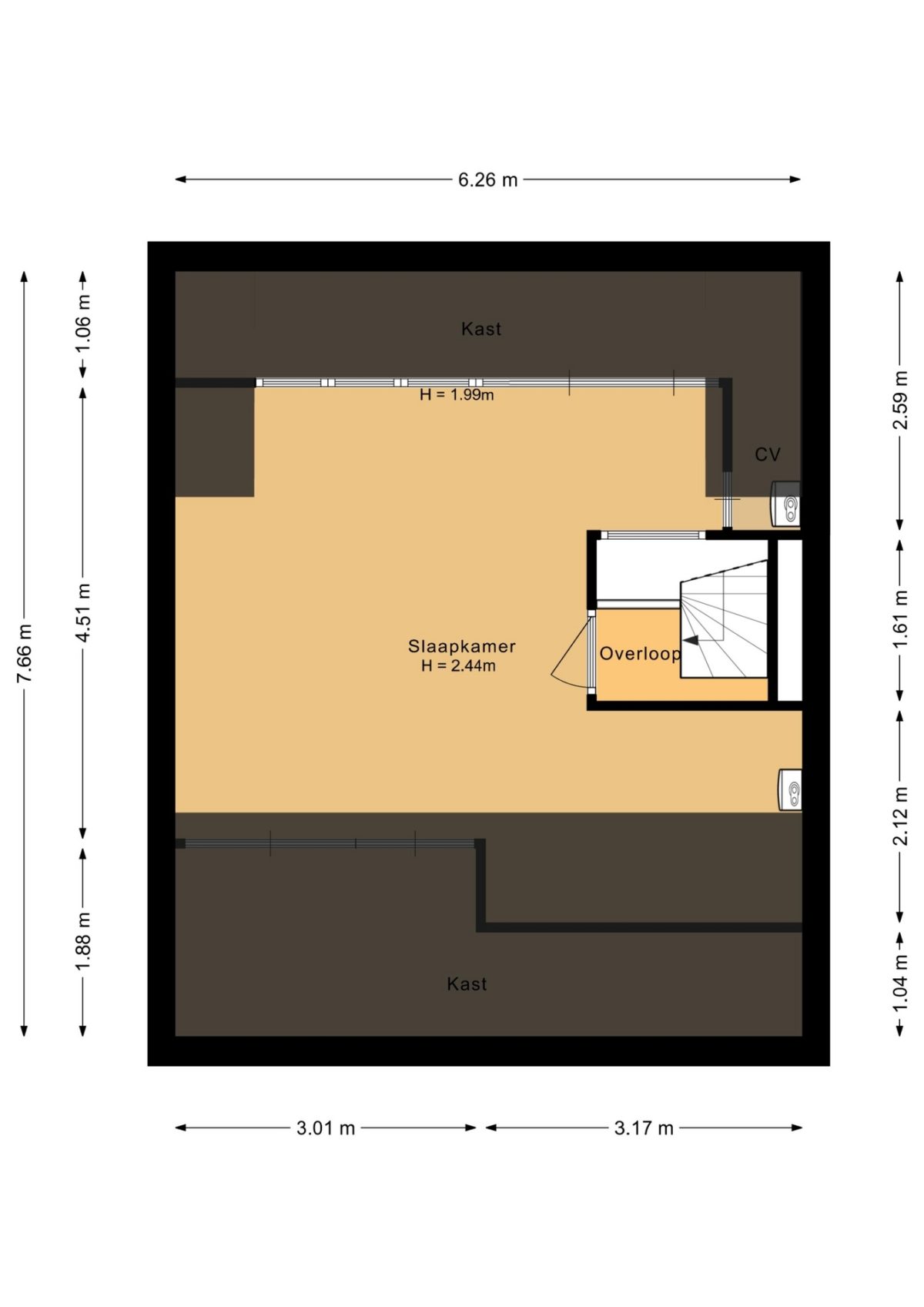 Kortonjolaan 24 plattegrond 3