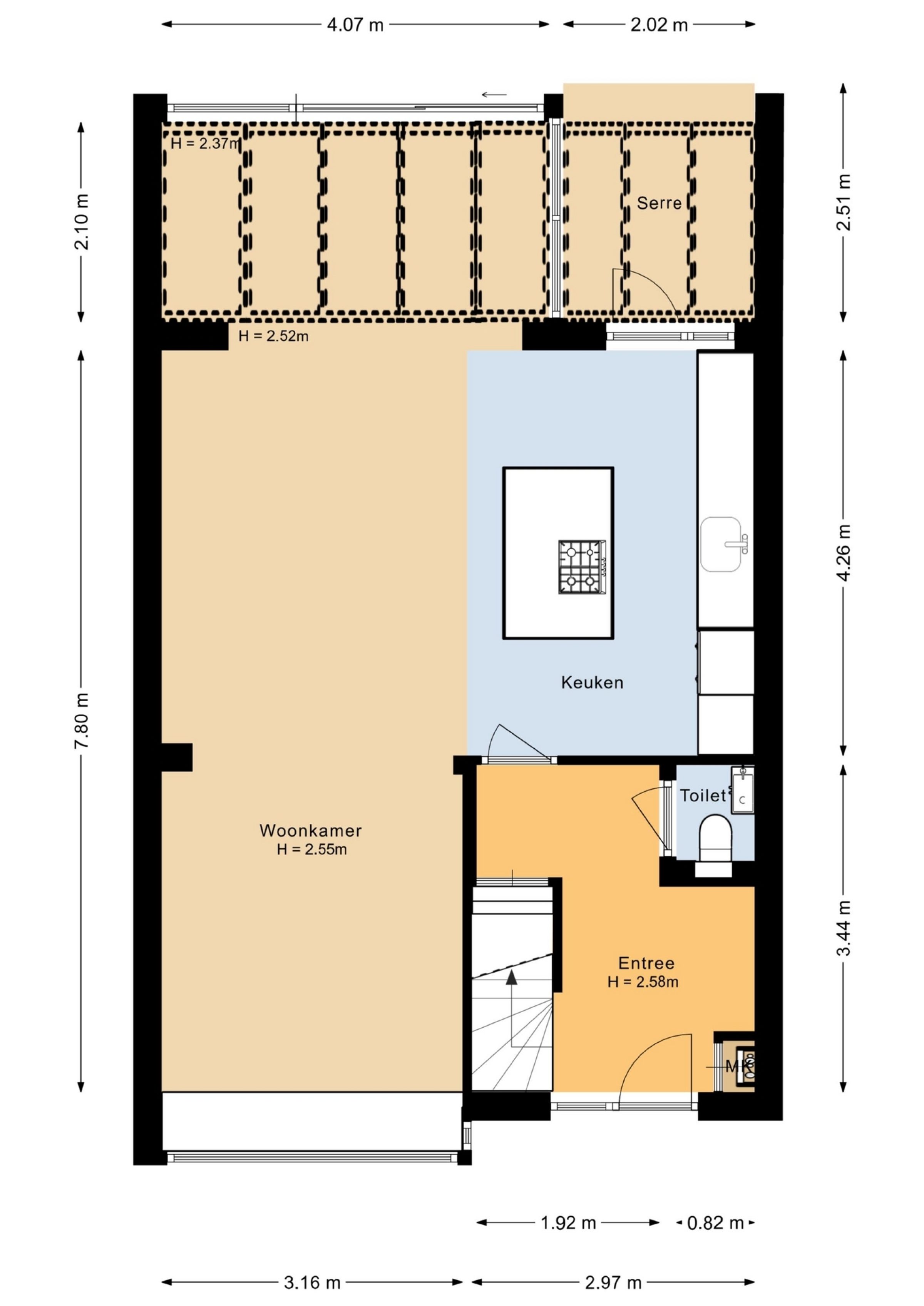 Kortonjolaan 24 plattegrond