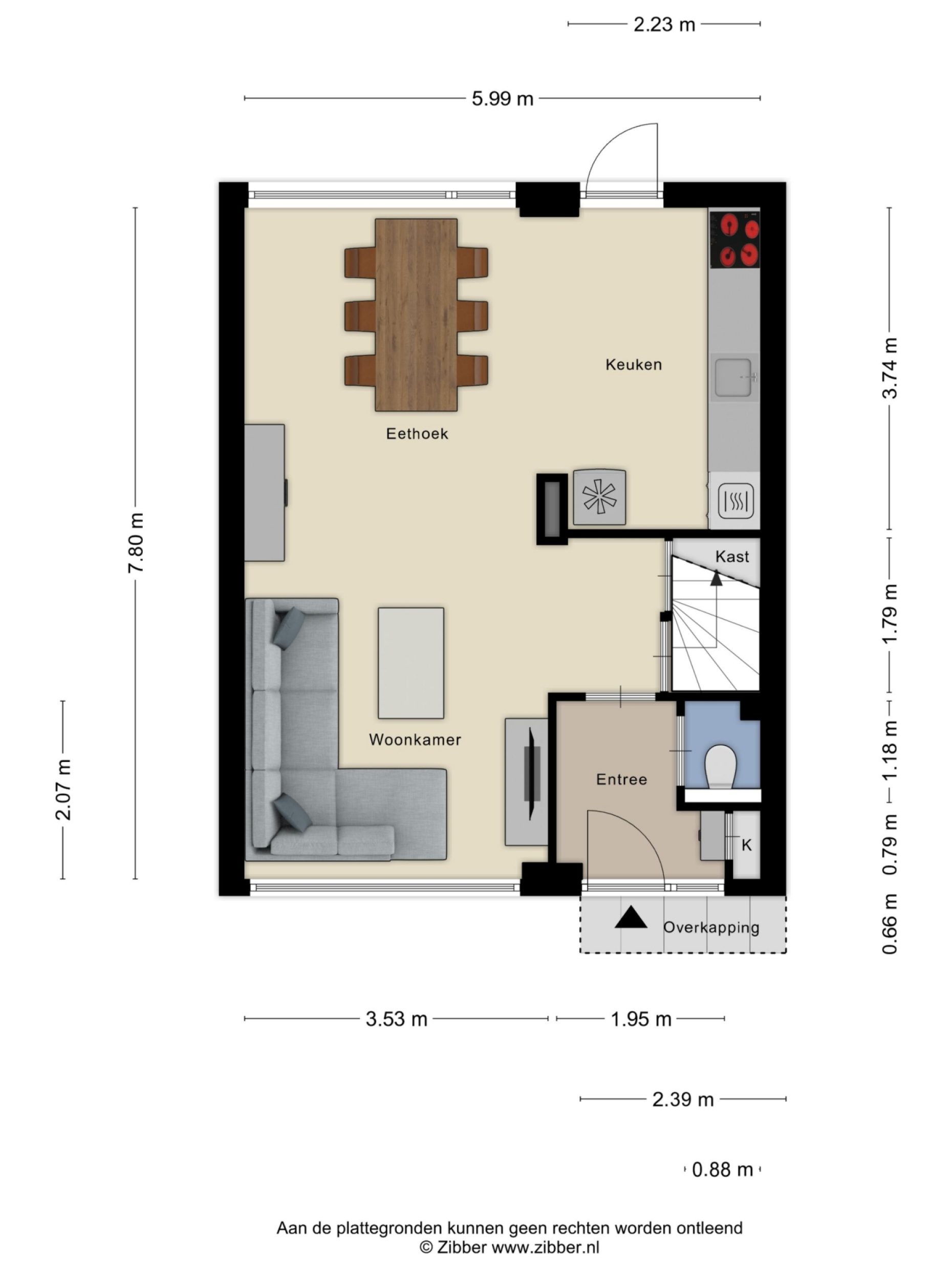 Antwerpenlaan 77 plattegrond