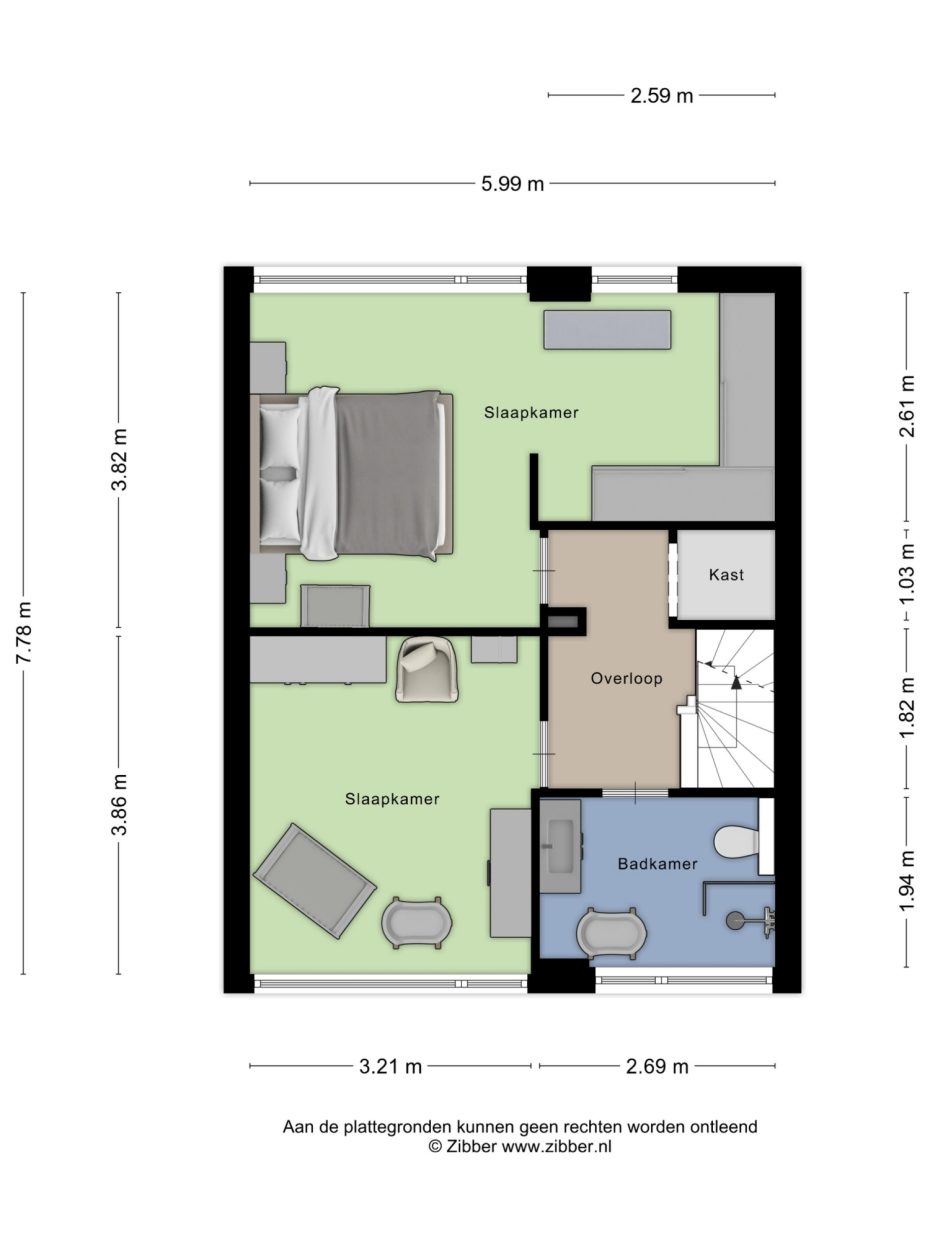 Antwerpenlaan 77 plattegrond 3