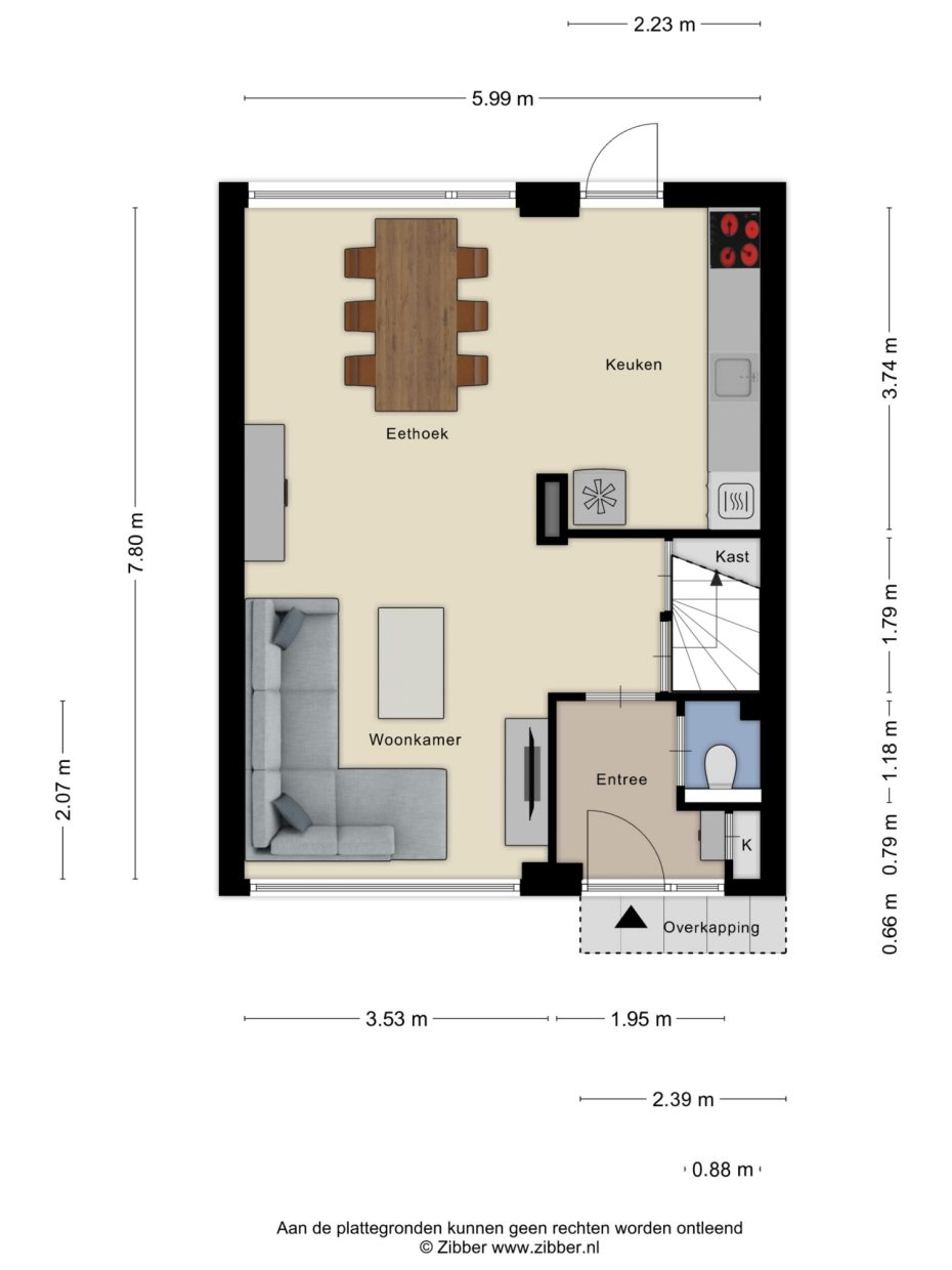 Antwerpenlaan 77 plattegrond