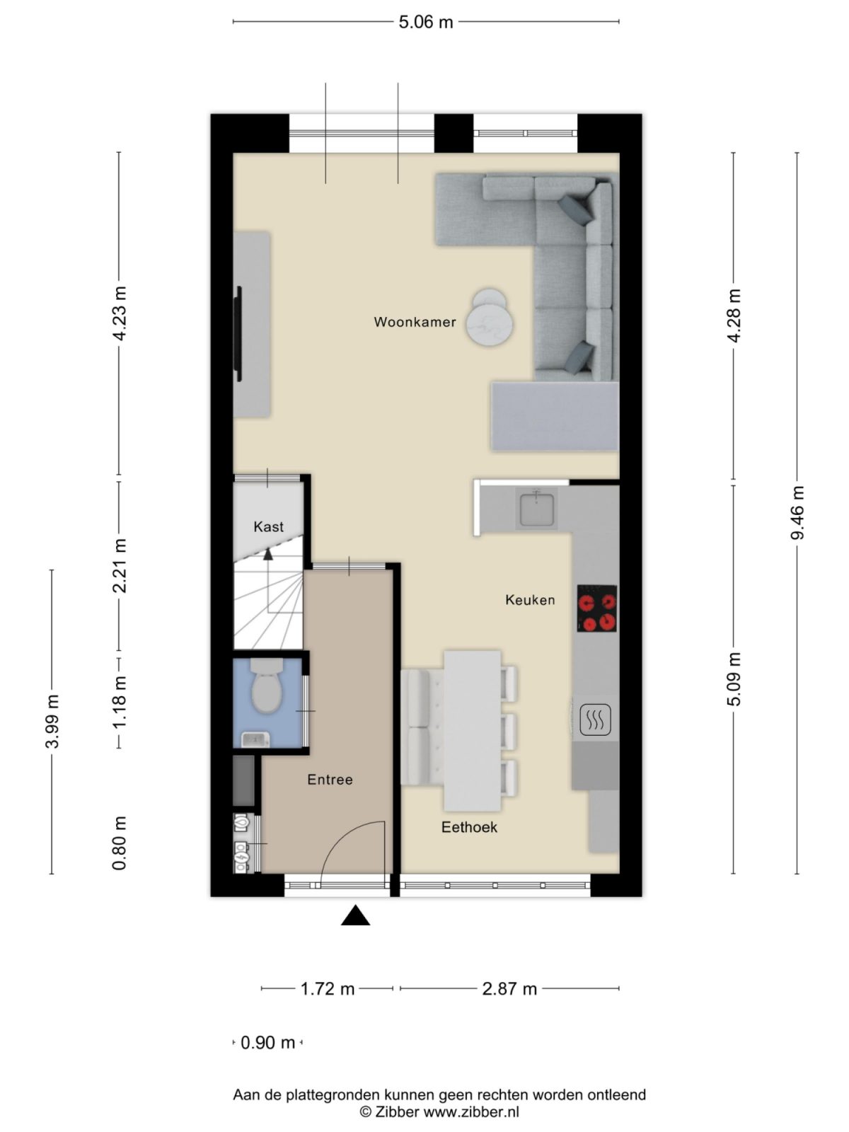 Looisehoeve 8 plattegrond