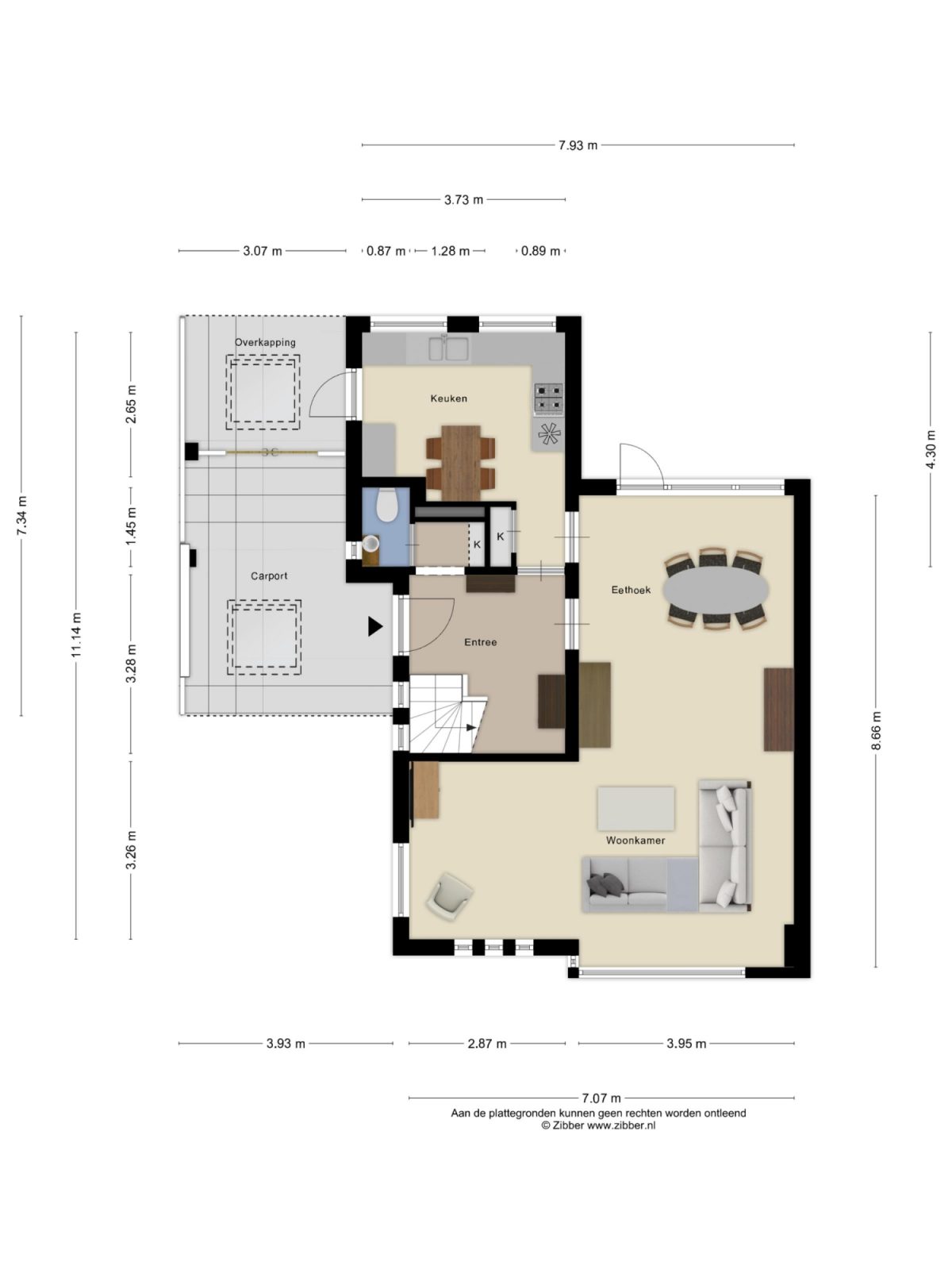 Icaruslaan 28 plattegrond