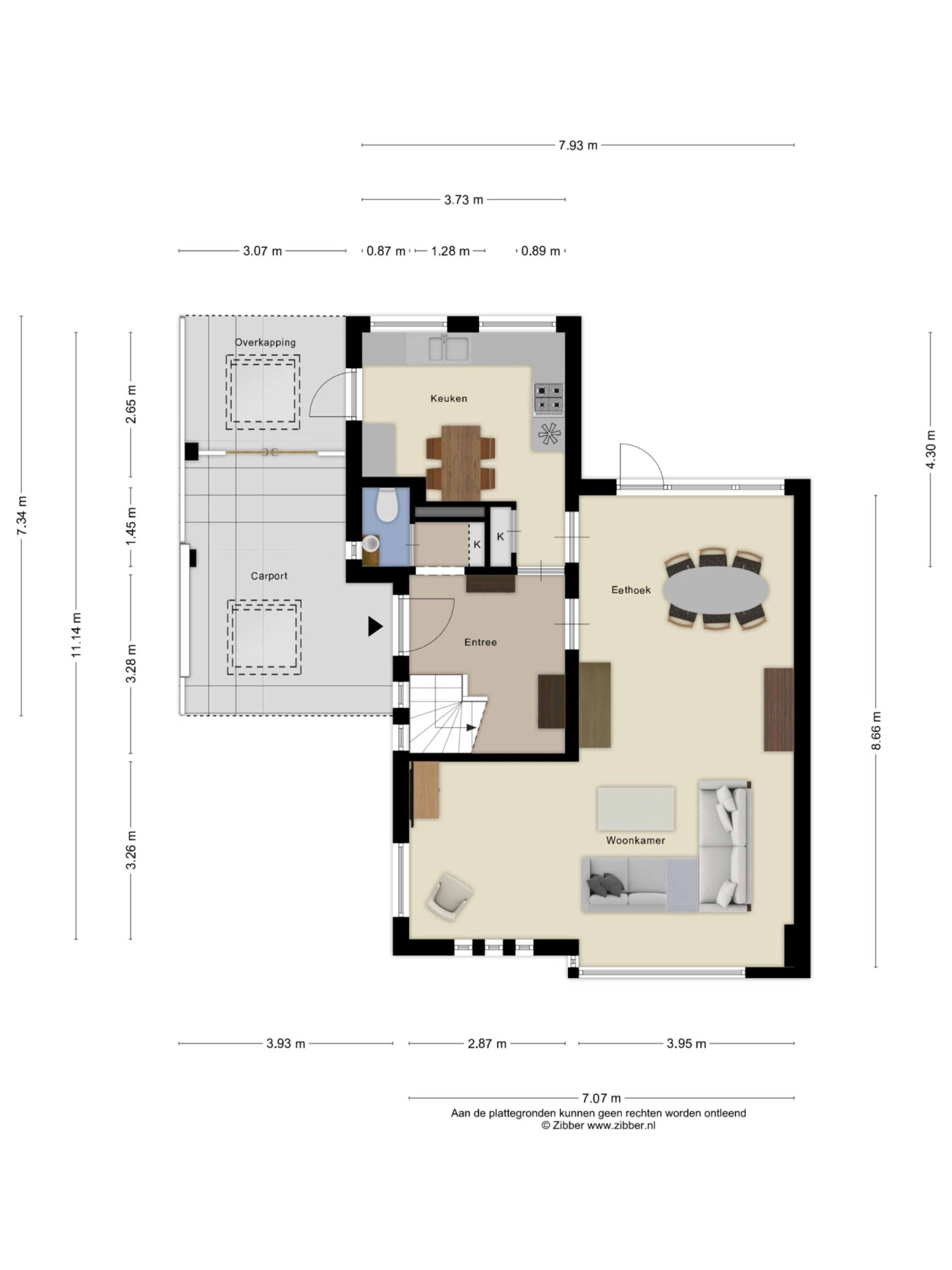 Icaruslaan 28 plattegrond